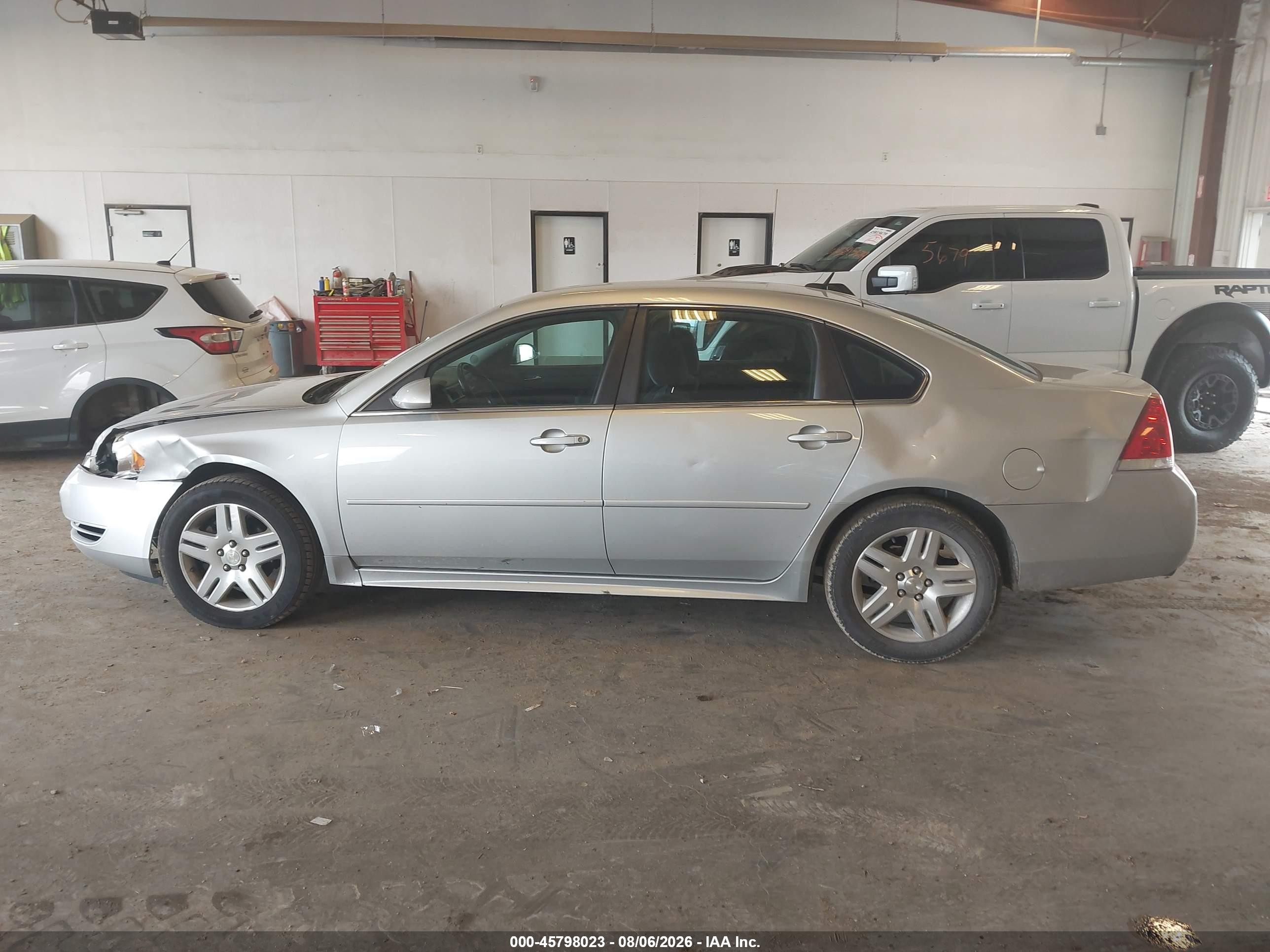 2012 Chevrolet Impala Lt Silver vin: 2G1WG5E35C1330224