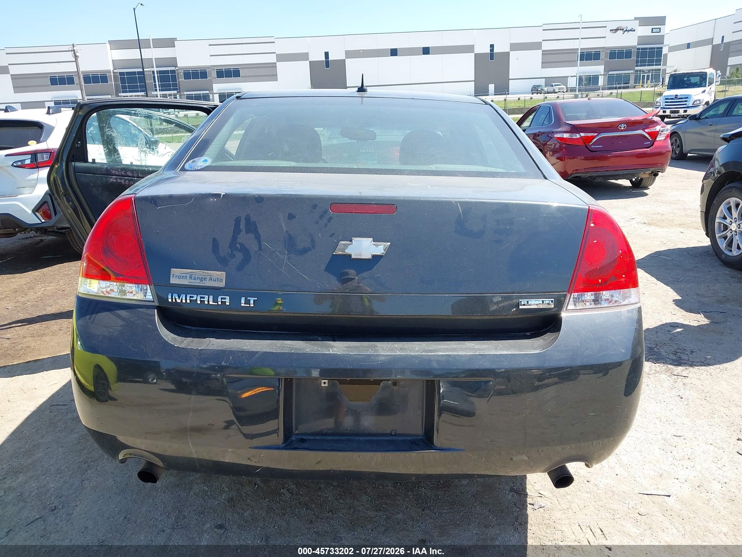 2012 Chevrolet Impala Lt Gray vin: 2G1WG5E35C1335214