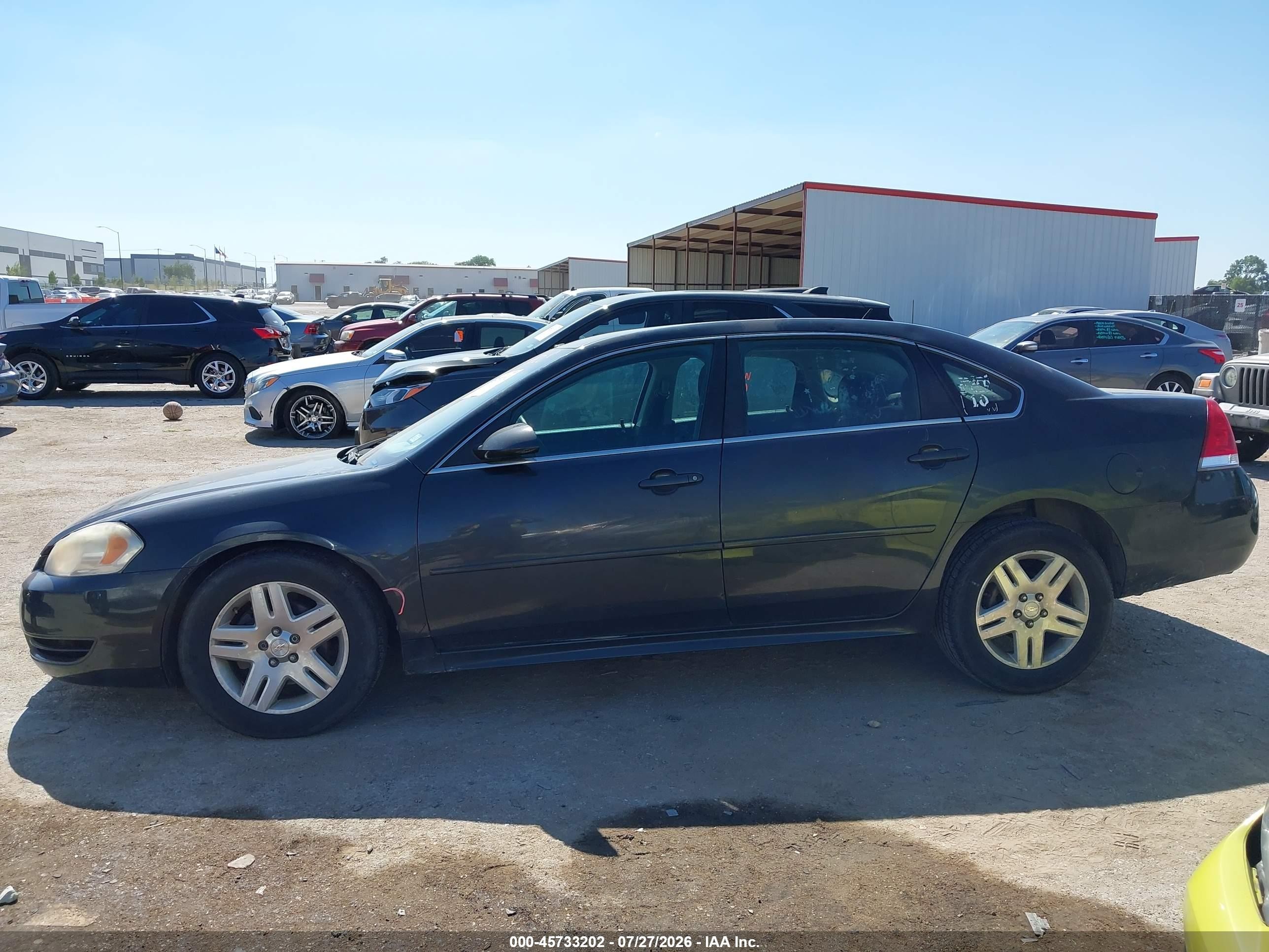 2012 Chevrolet Impala Lt Gray vin: 2G1WG5E35C1335214