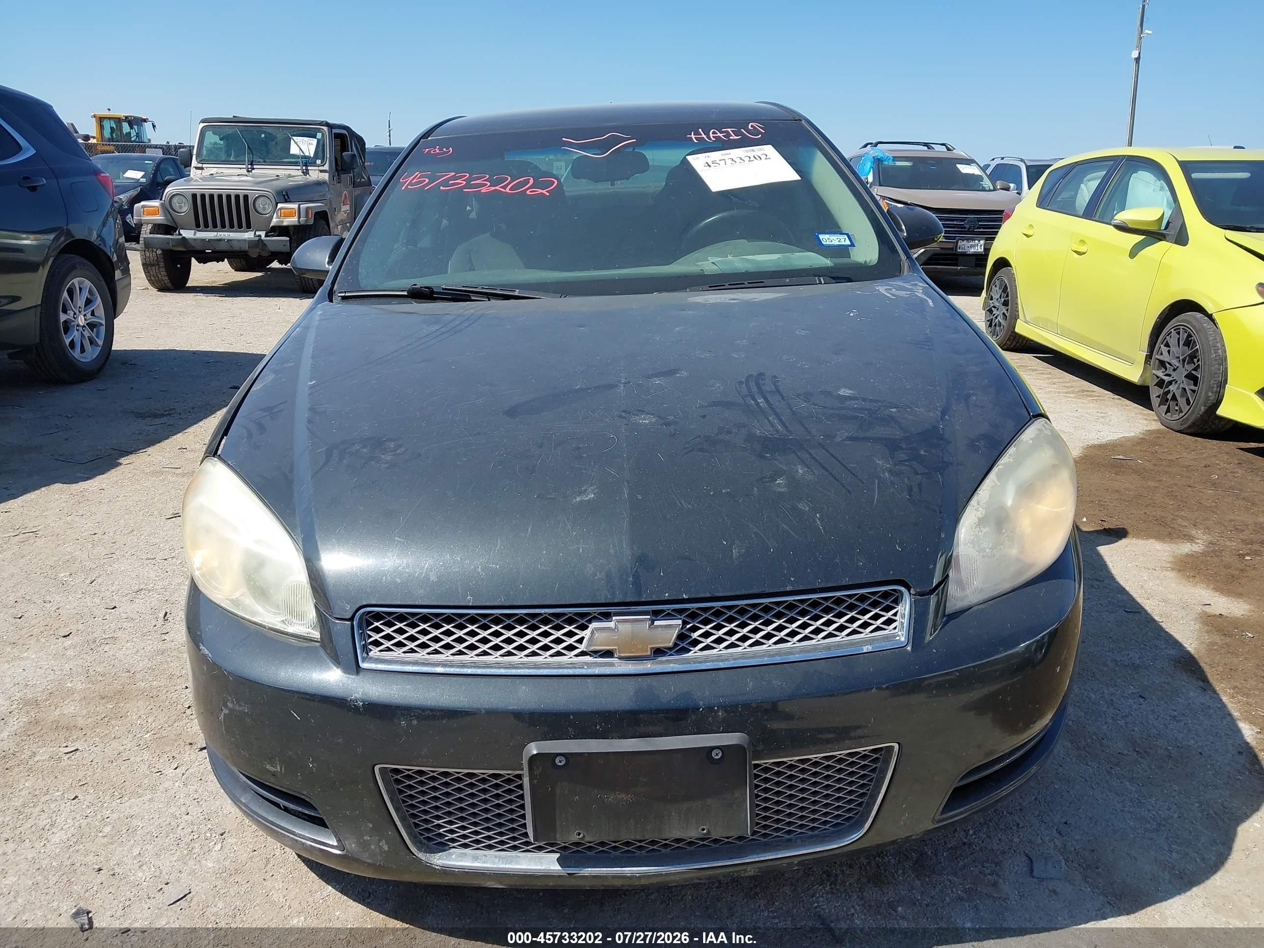 2012 Chevrolet Impala Lt Gray vin: 2G1WG5E35C1335214