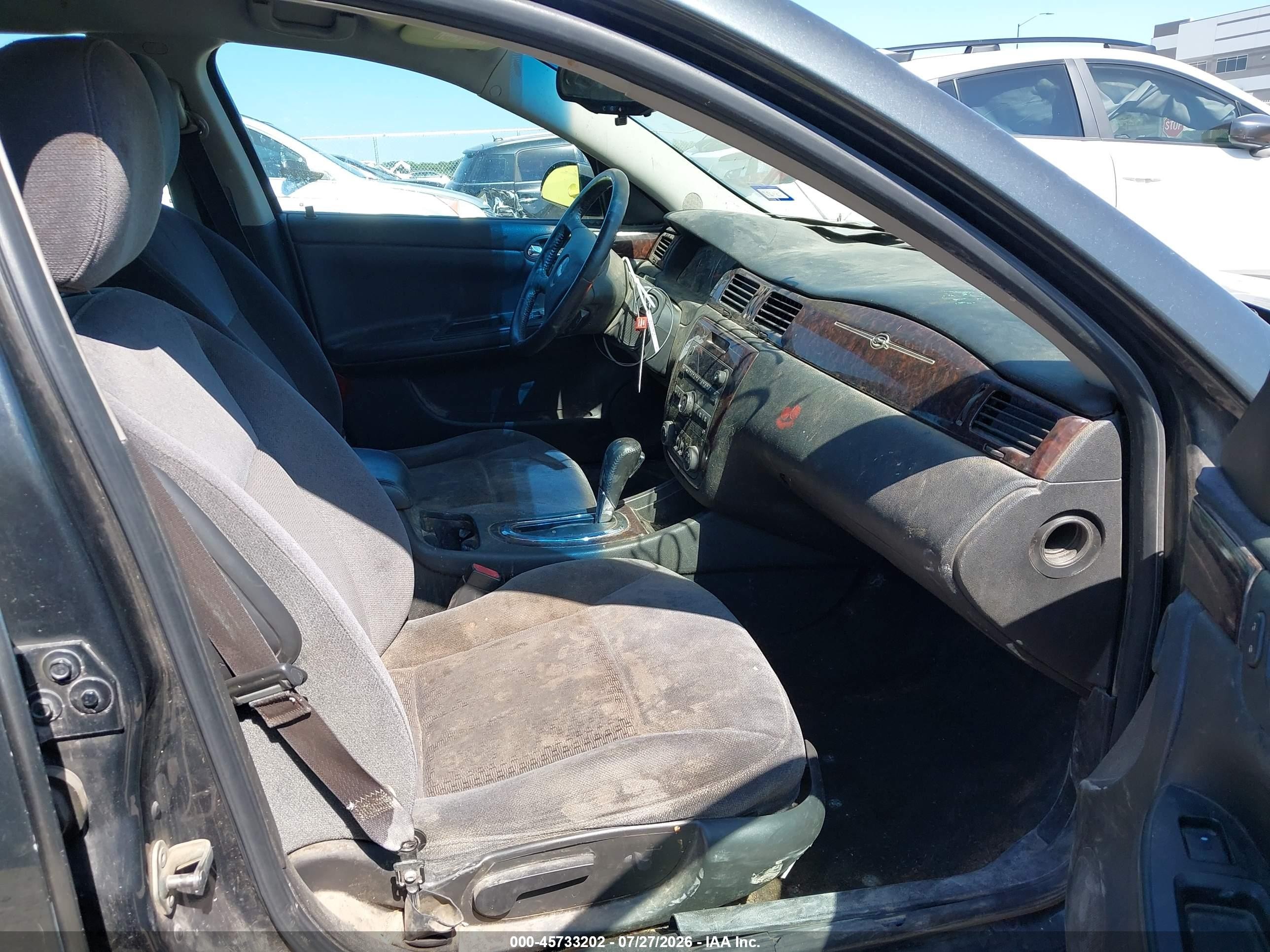 2012 Chevrolet Impala Lt Gray vin: 2G1WG5E35C1335214