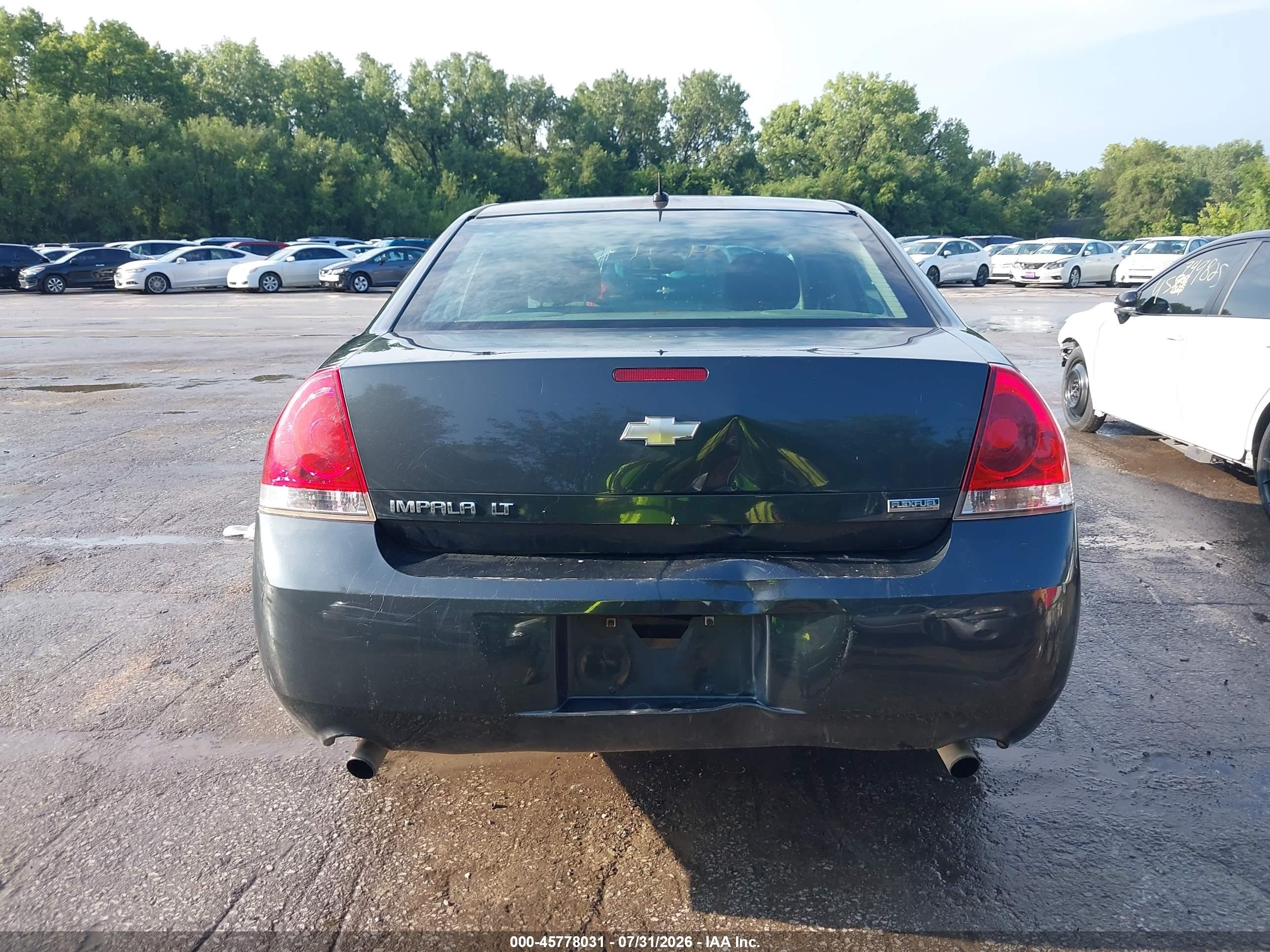 2013 Chevrolet Impala Lt Blue vin: 2G1WG5E35D1130560