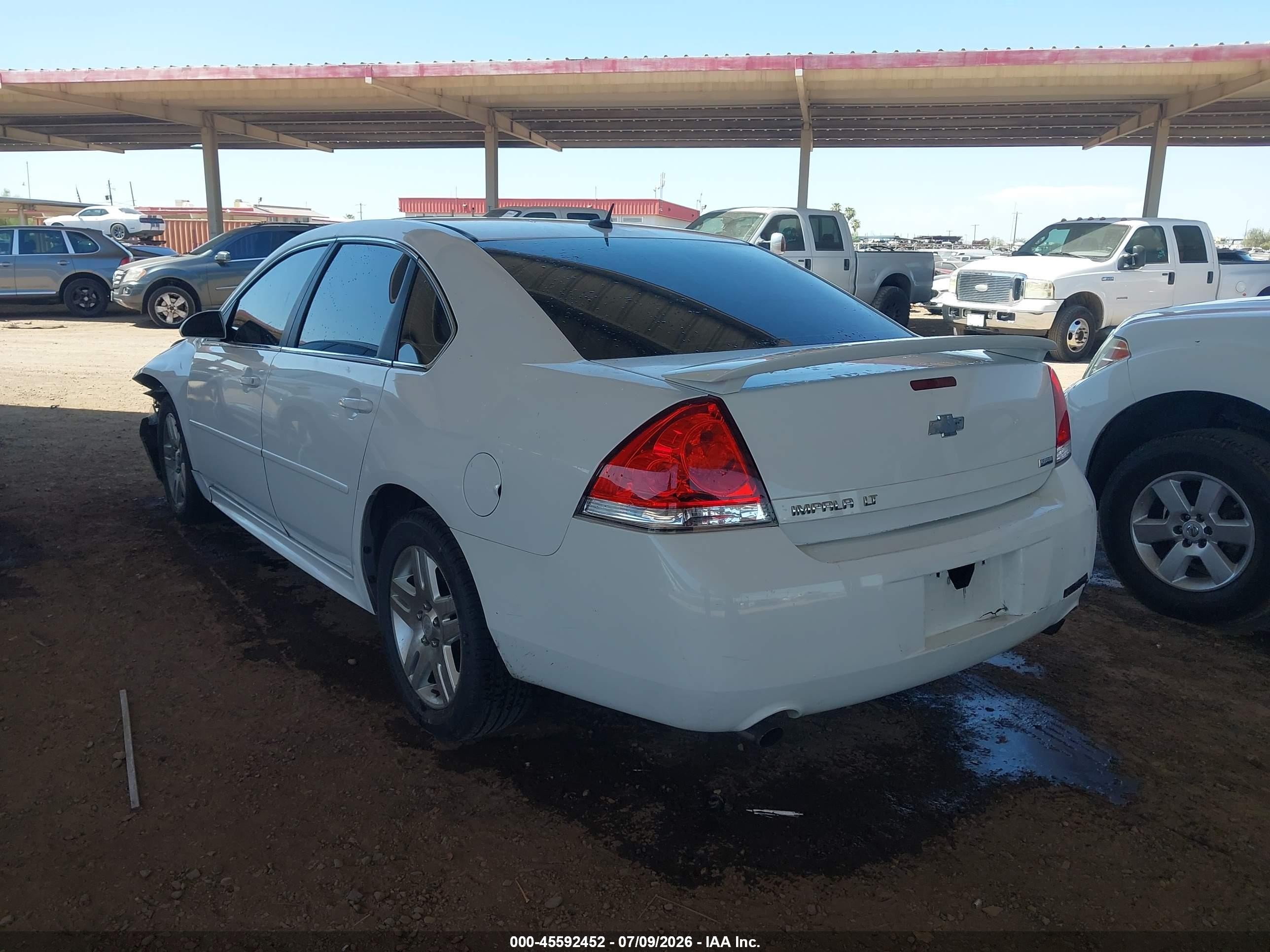 2013 Chevrolet Impala Lt Белый vin: 2G1WG5E35D1175501