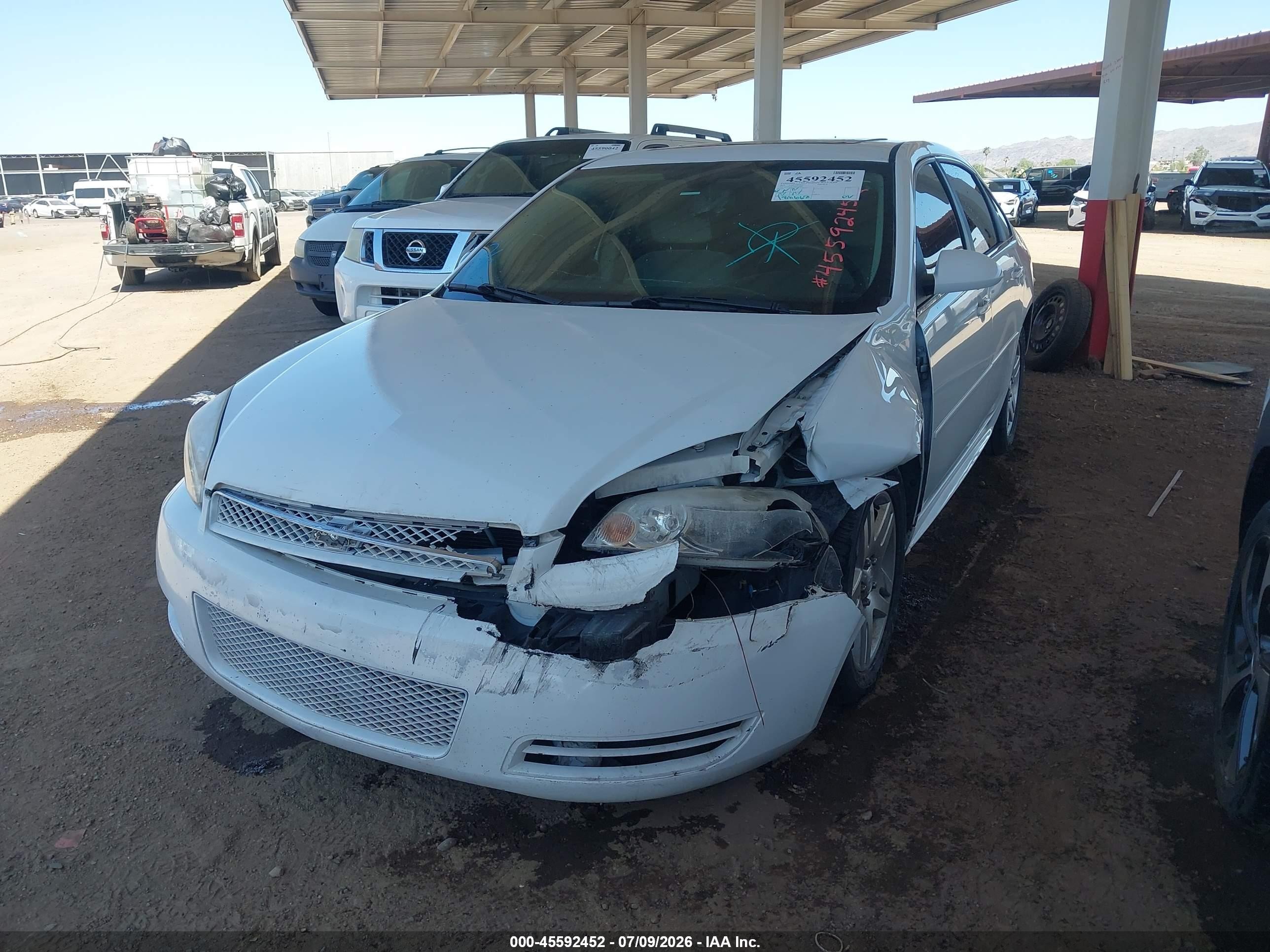 2013 Chevrolet Impala Lt Белый vin: 2G1WG5E35D1175501