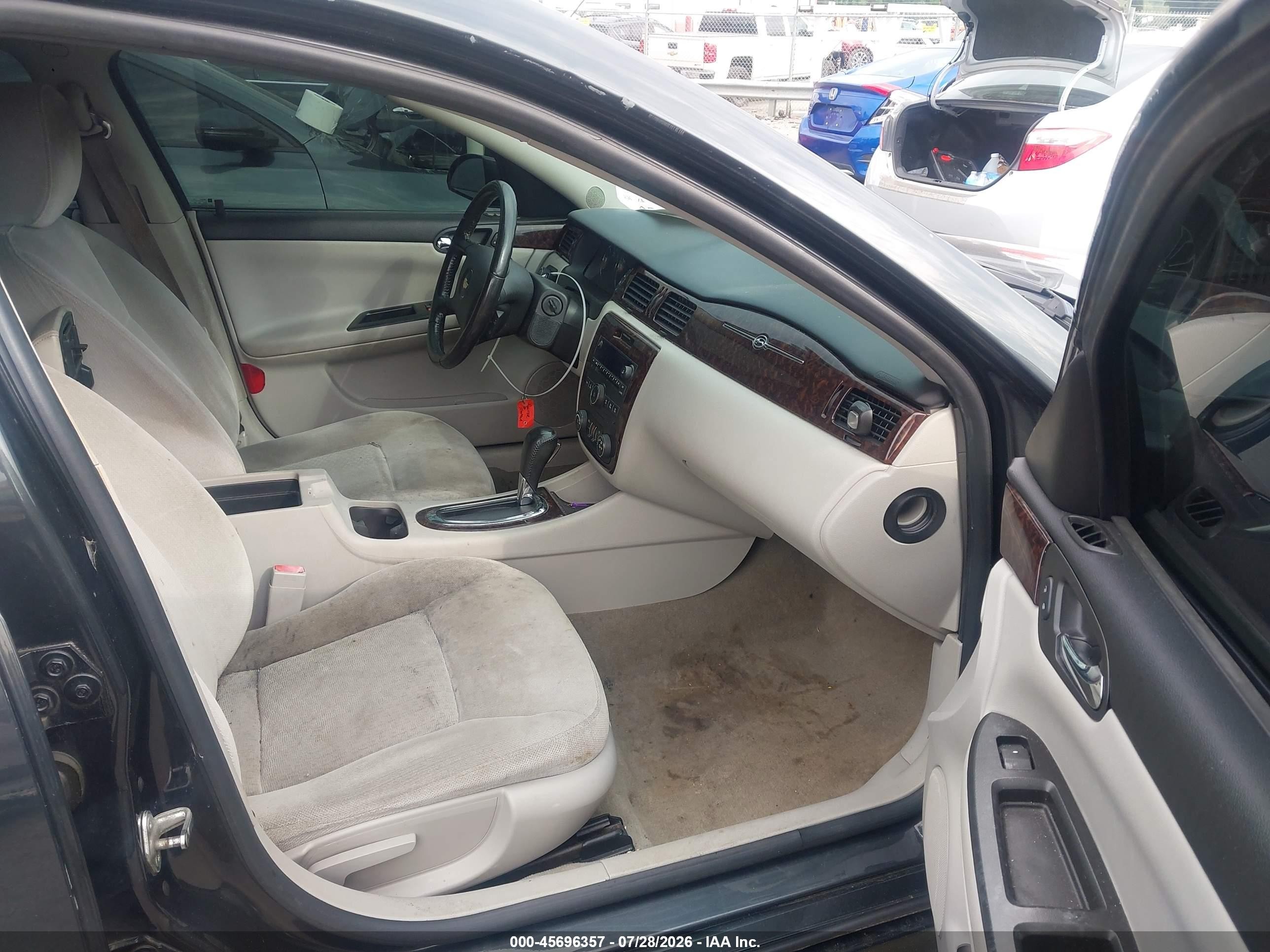 2013 Chevrolet Impala Lt Gray vin: 2G1WG5E35D1209999