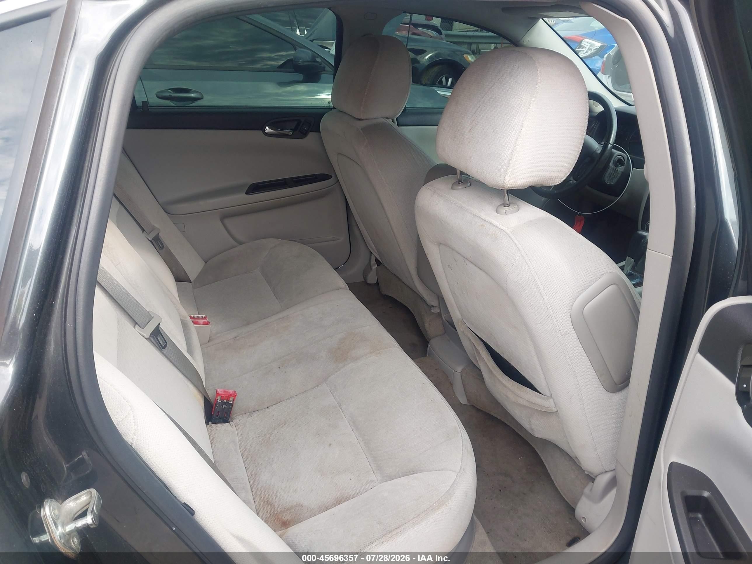 2013 Chevrolet Impala Lt Gray vin: 2G1WG5E35D1209999