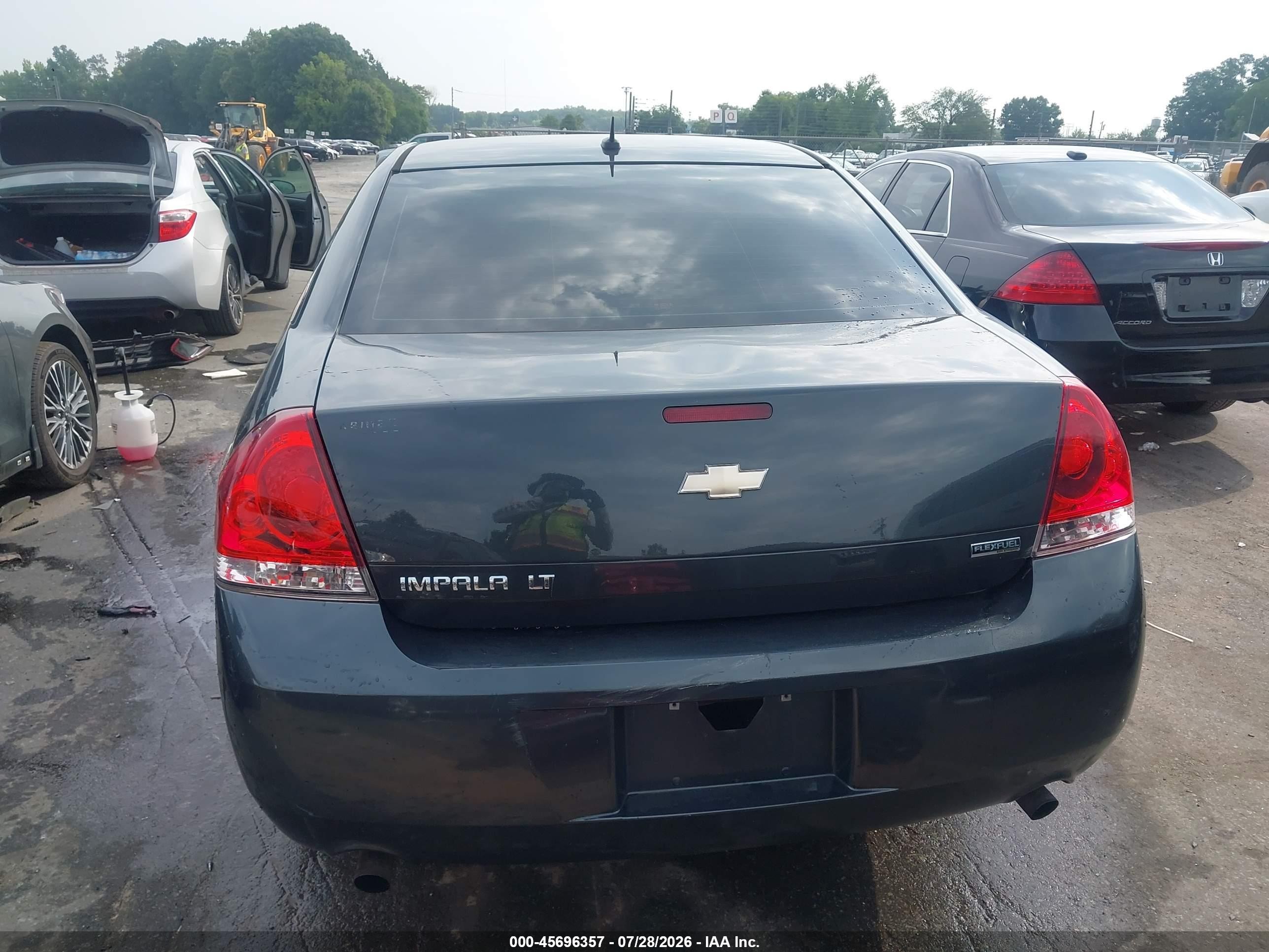 2013 Chevrolet Impala Lt Gray vin: 2G1WG5E35D1209999
