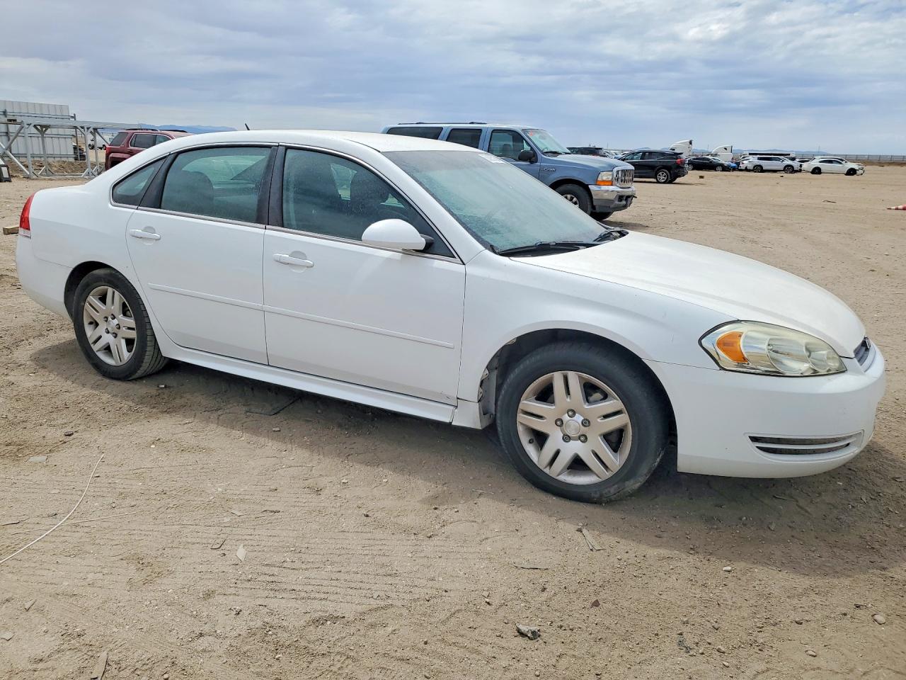 2013 Chevrolet Impala Lt White vin: 2G1WG5E35D1221540