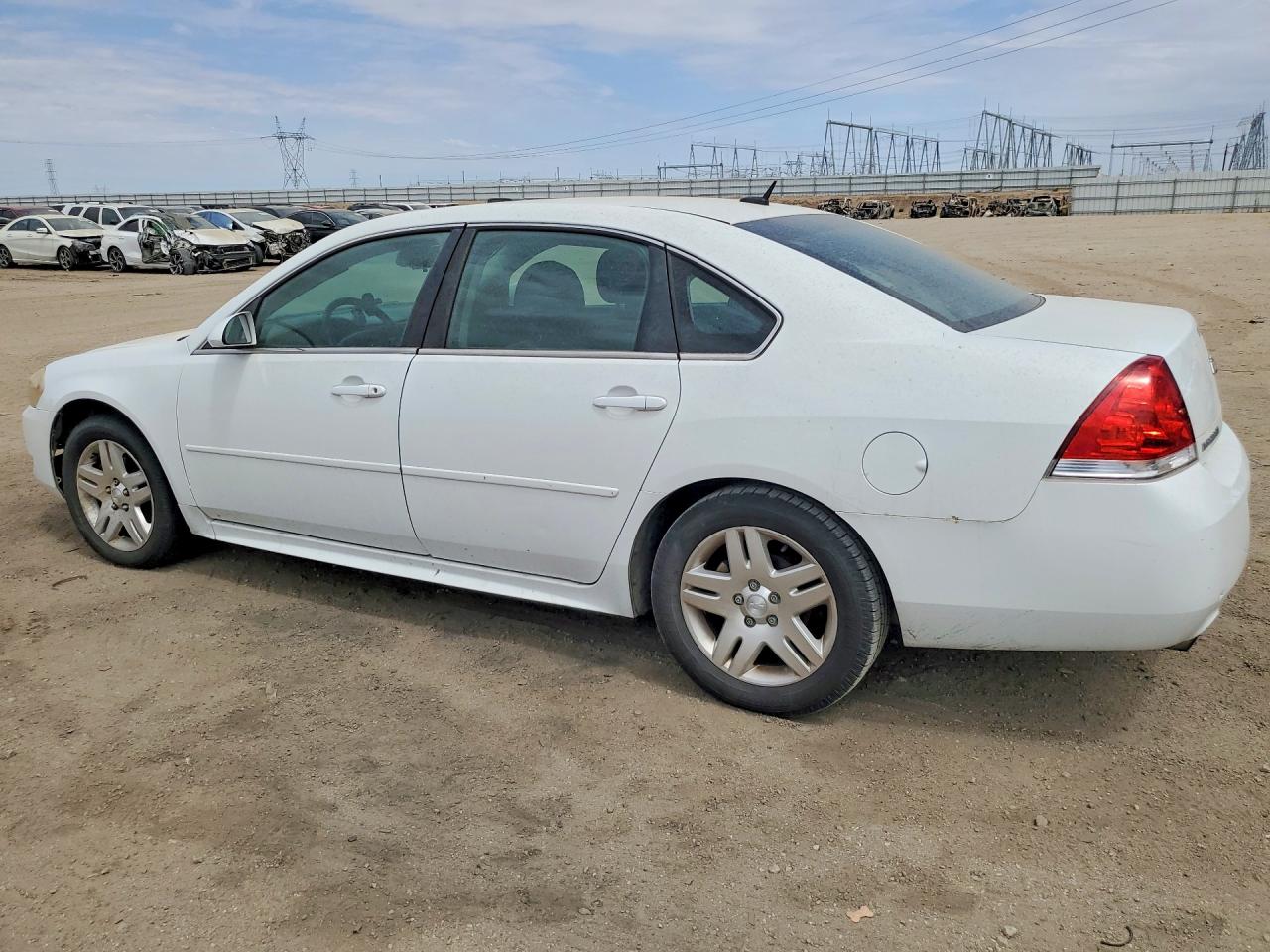 2013 Chevrolet Impala Lt White vin: 2G1WG5E35D1221540