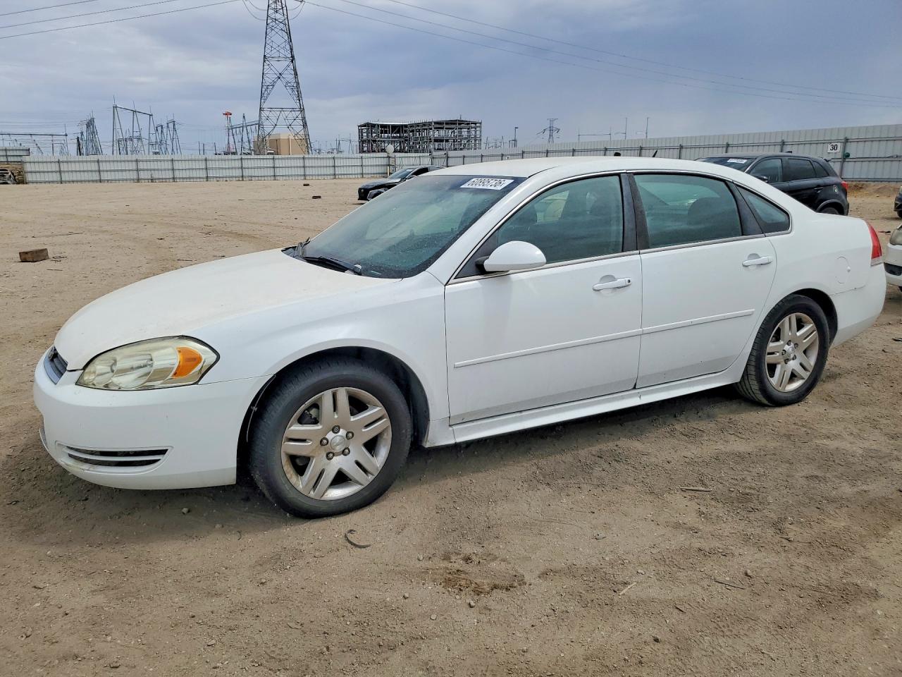 2013 Chevrolet Impala Lt White vin: 2G1WG5E35D1221540