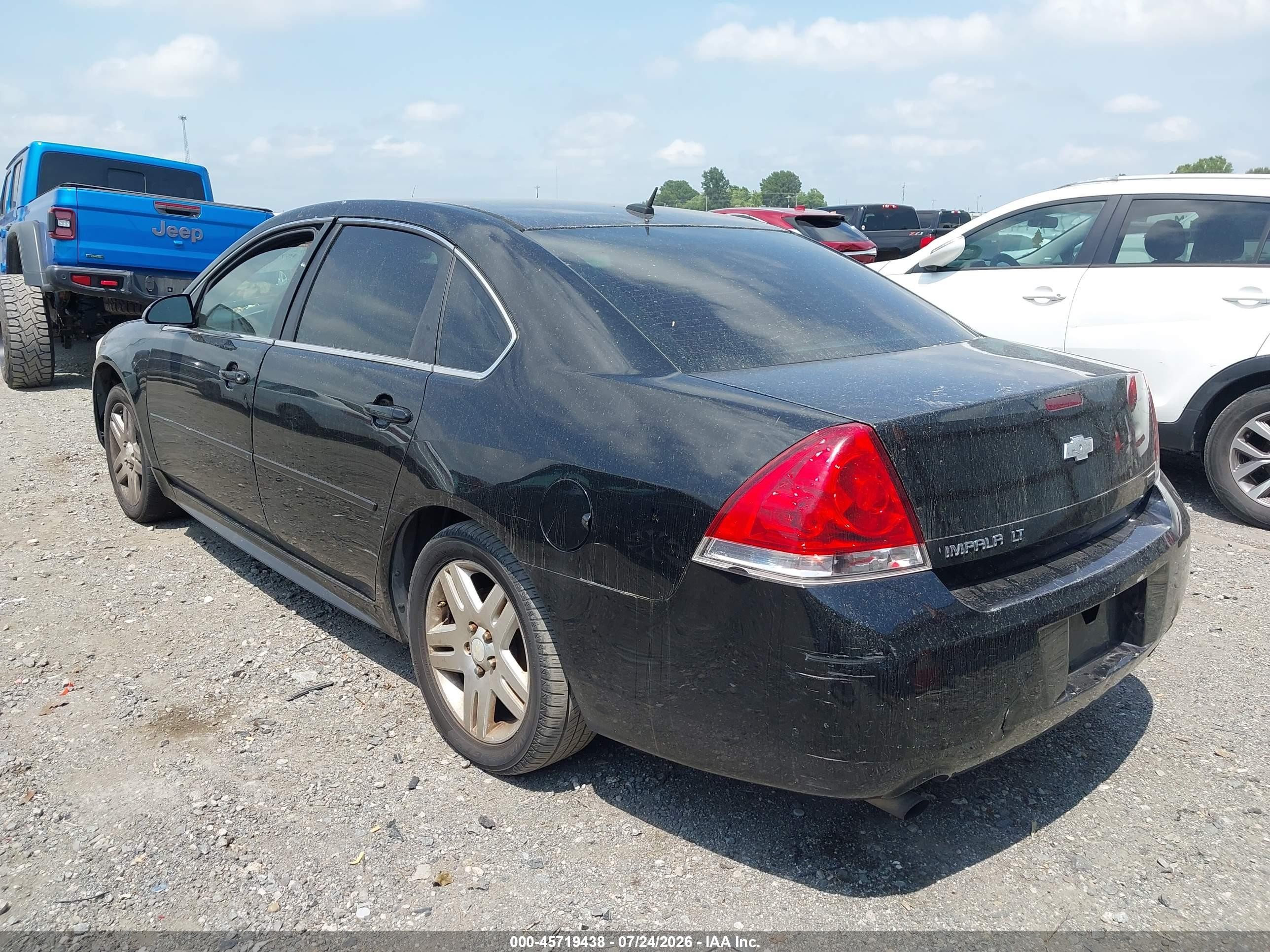 2013 Chevrolet Impala Lt Черный vin: 2G1WG5E35D1253758