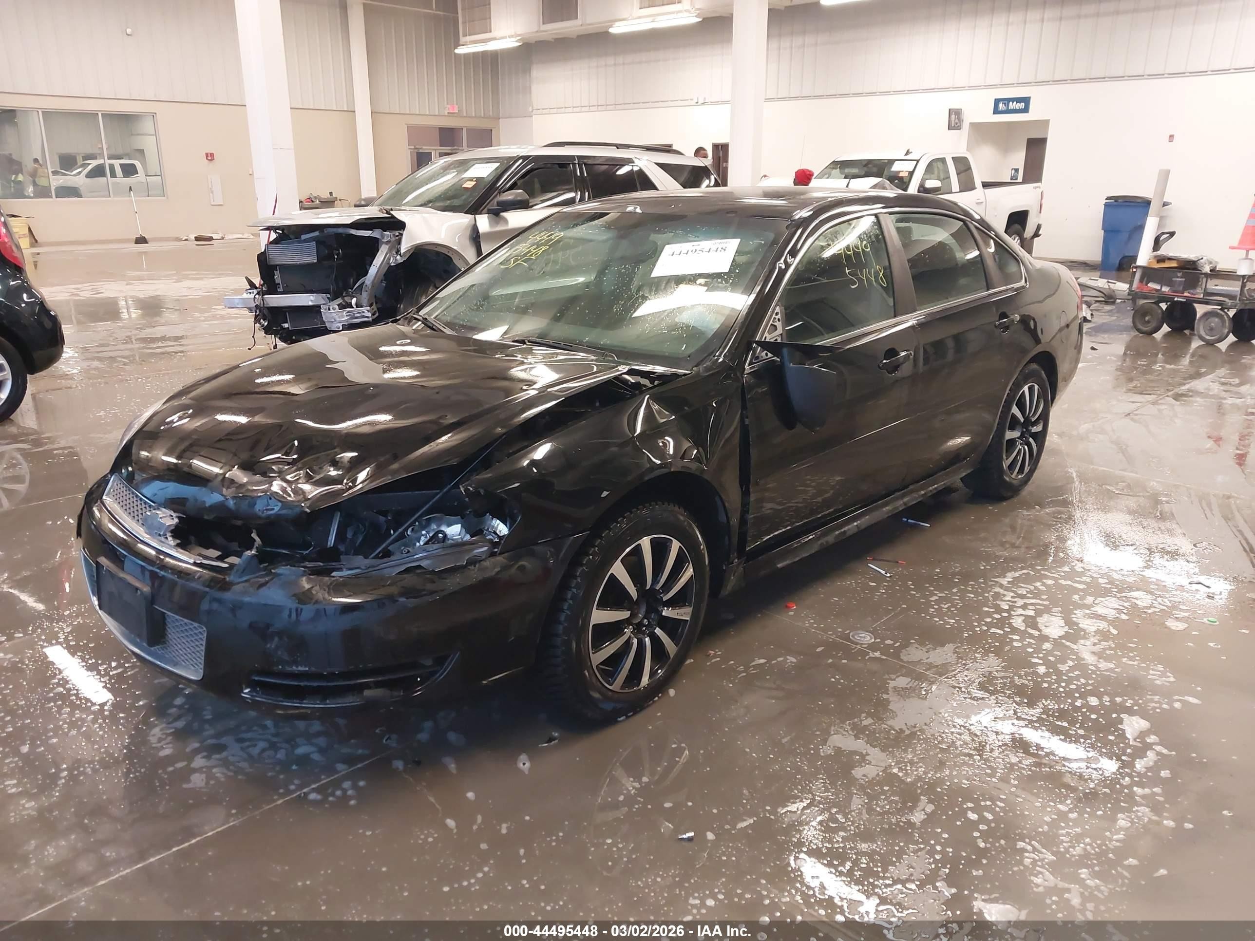 2013 Chevrolet Impala Lt Black vin: 2G1WG5E35D1259737