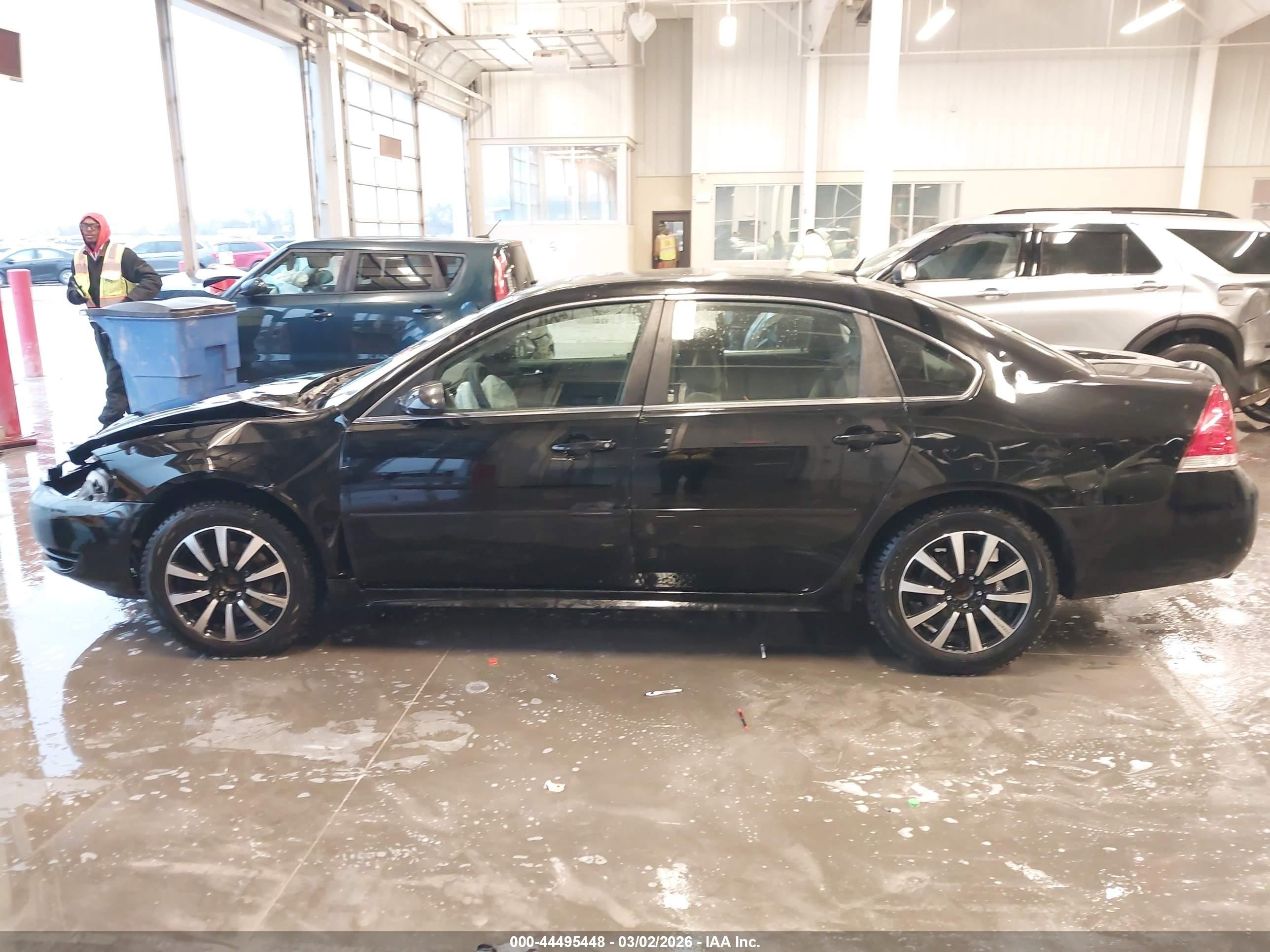 2013 Chevrolet Impala Lt Black vin: 2G1WG5E35D1259737