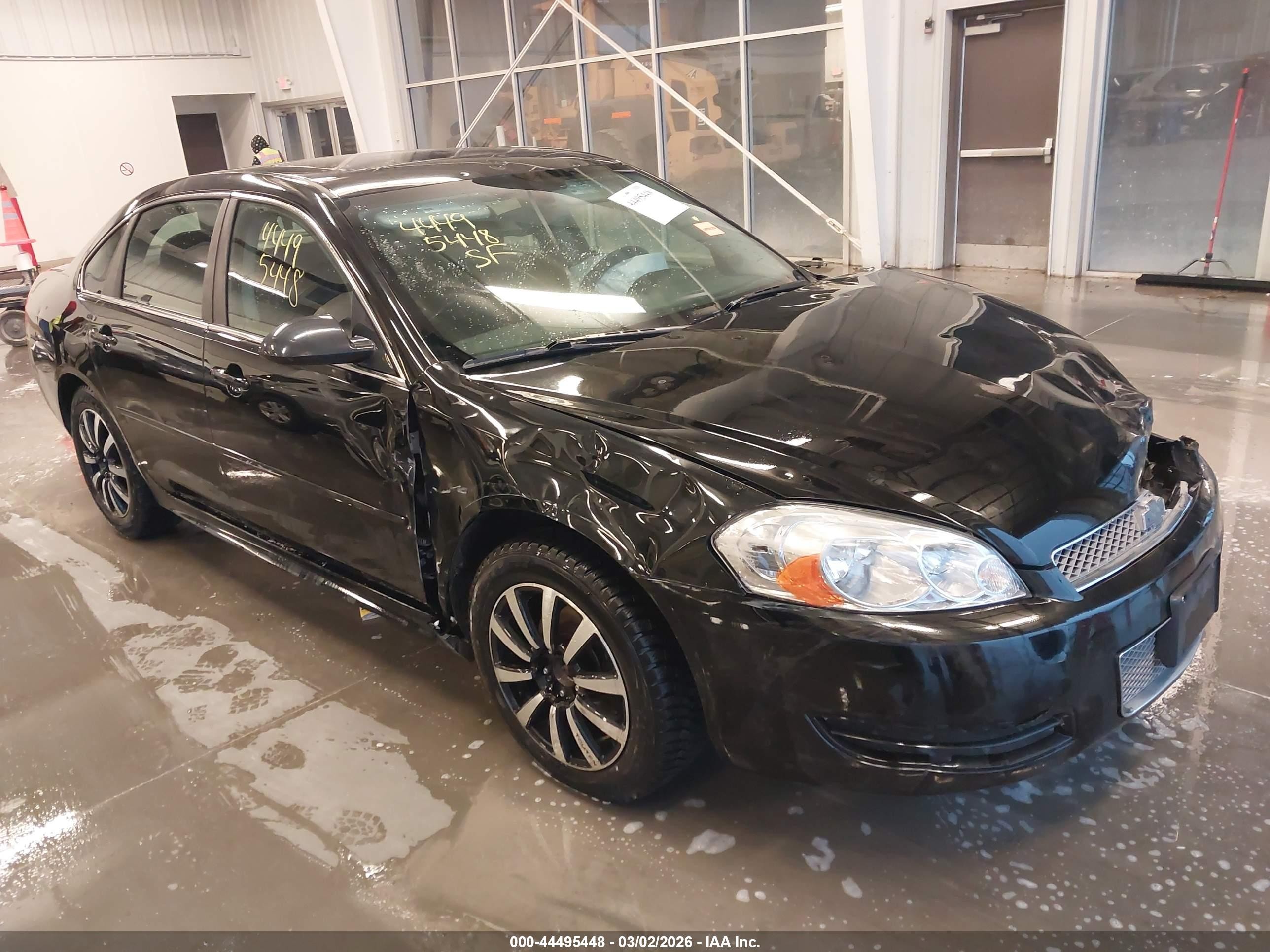 2013 Chevrolet Impala Lt Black vin: 2G1WG5E35D1259737
