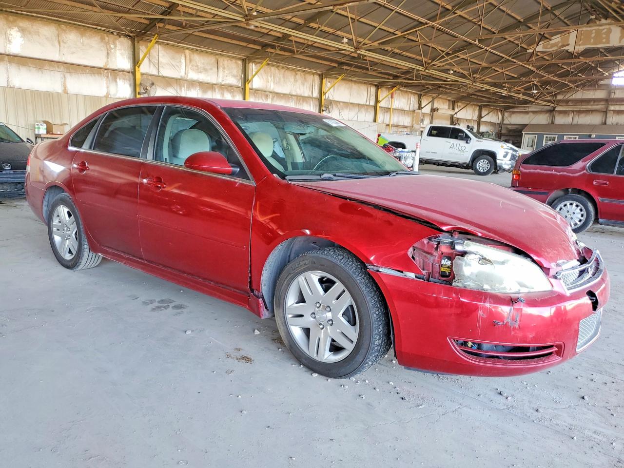 2013 Chevrolet Impala Lt Red vin: 2G1WG5E35D1264419