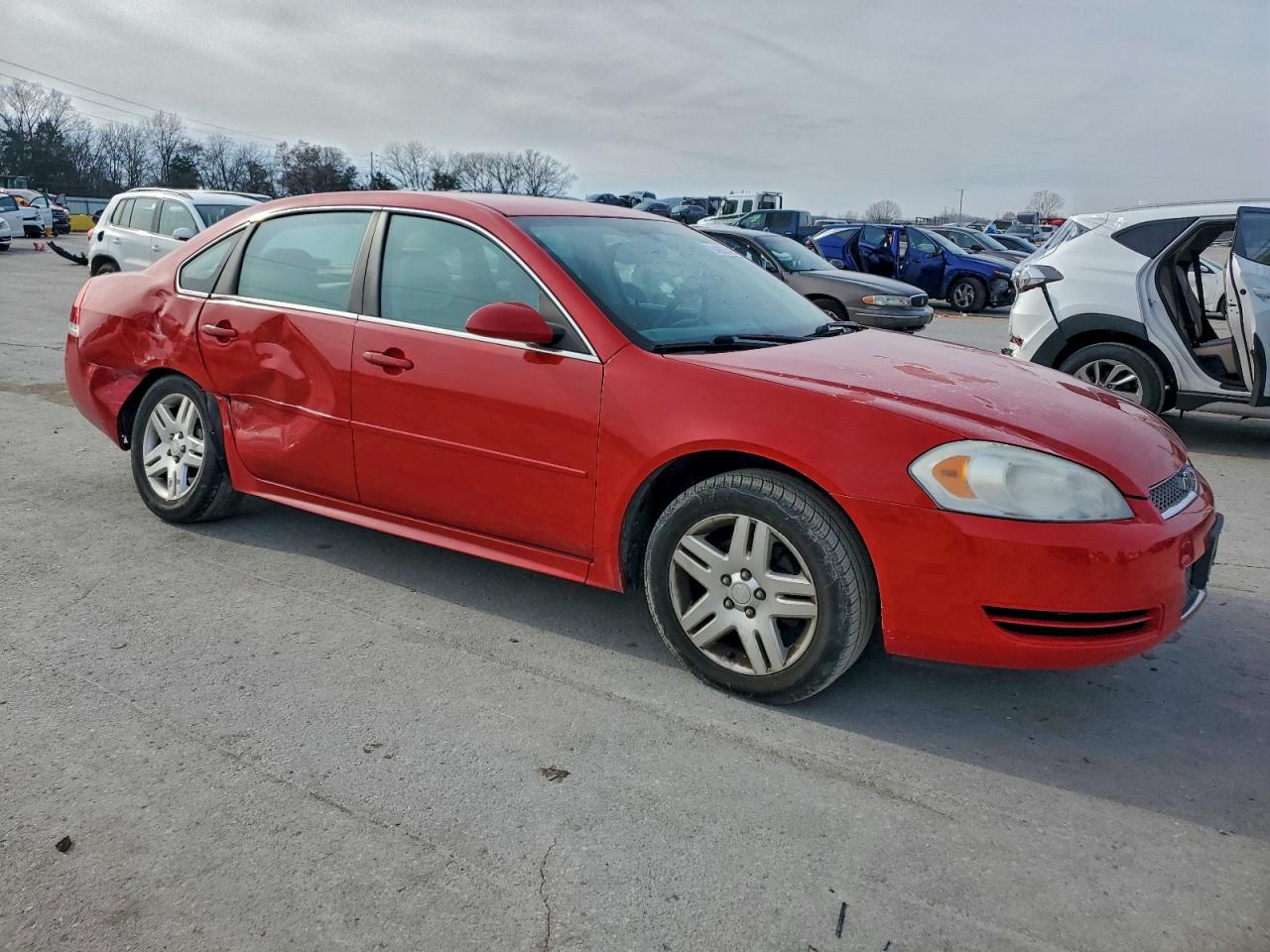 2012 Chevrolet Impala Lt Red vin: 2G1WG5E36C1134745