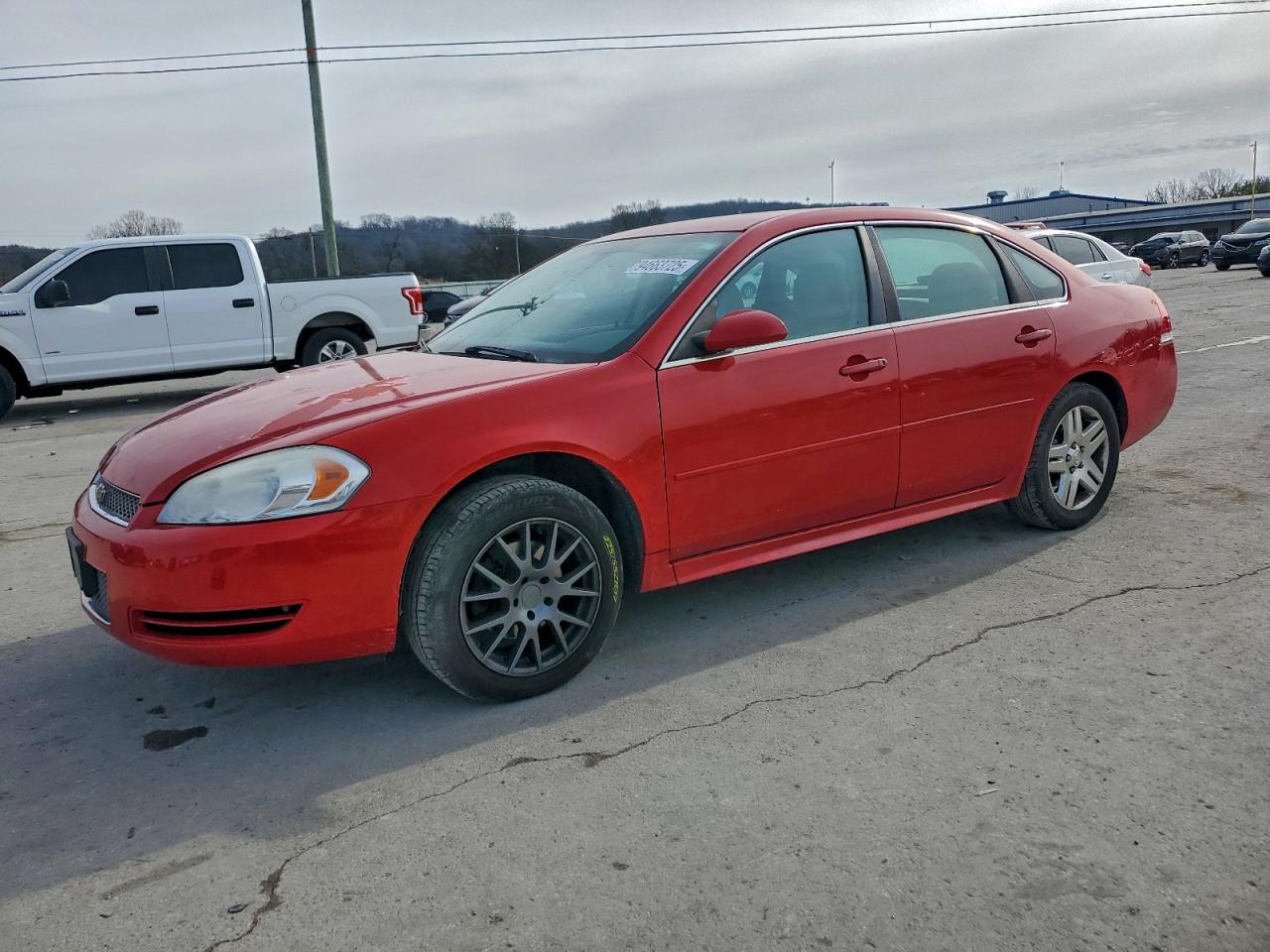 2012 Chevrolet Impala Lt Red vin: 2G1WG5E36C1134745