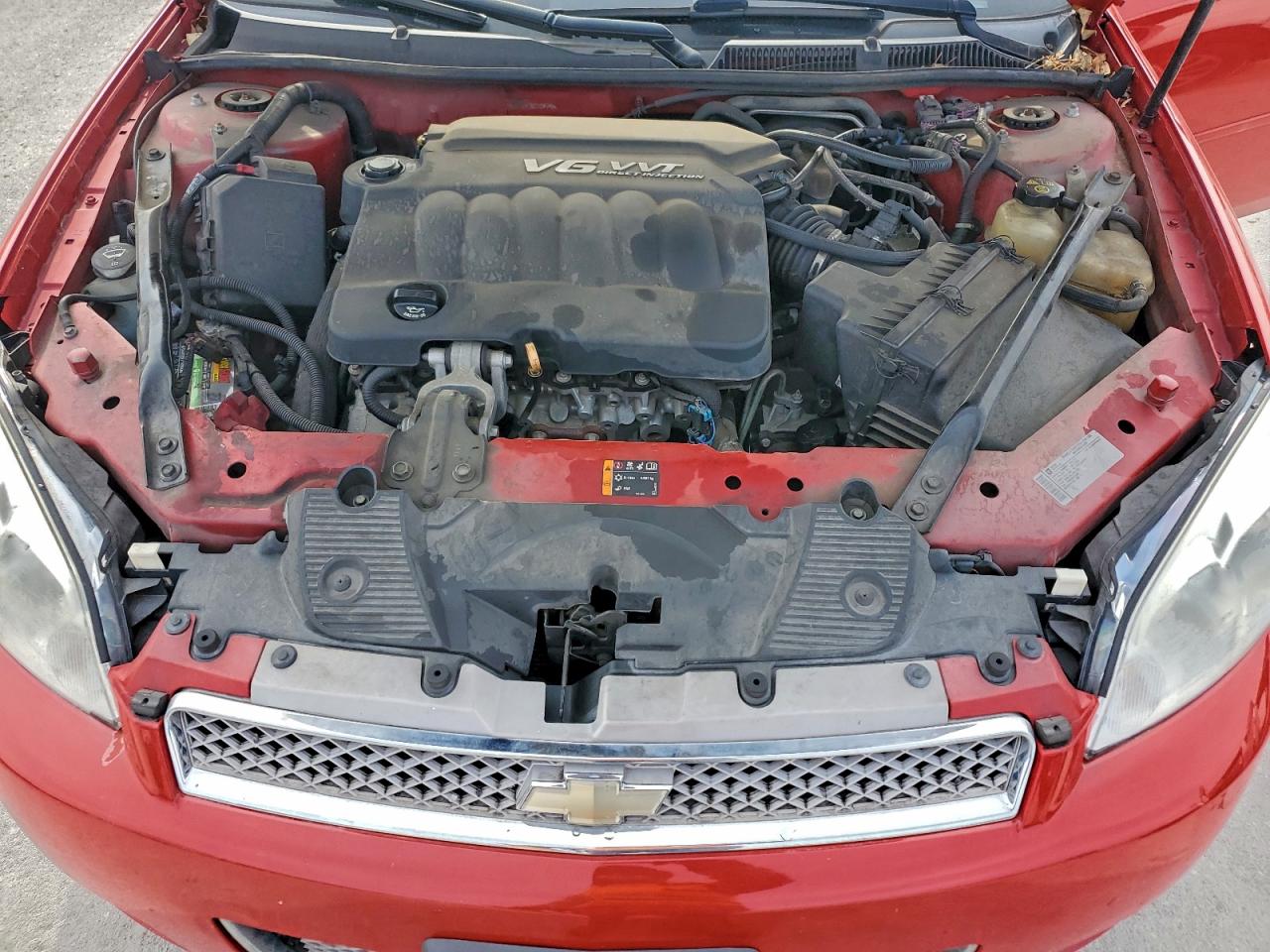 2012 Chevrolet Impala Lt Red vin: 2G1WG5E36C1134745