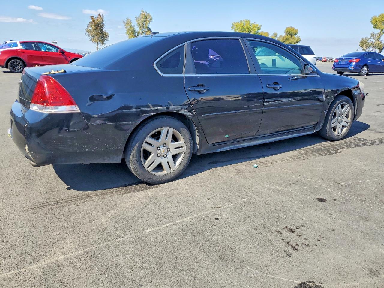 2012 Chevrolet Impala Lt Black vin: 2G1WG5E36C1163159
