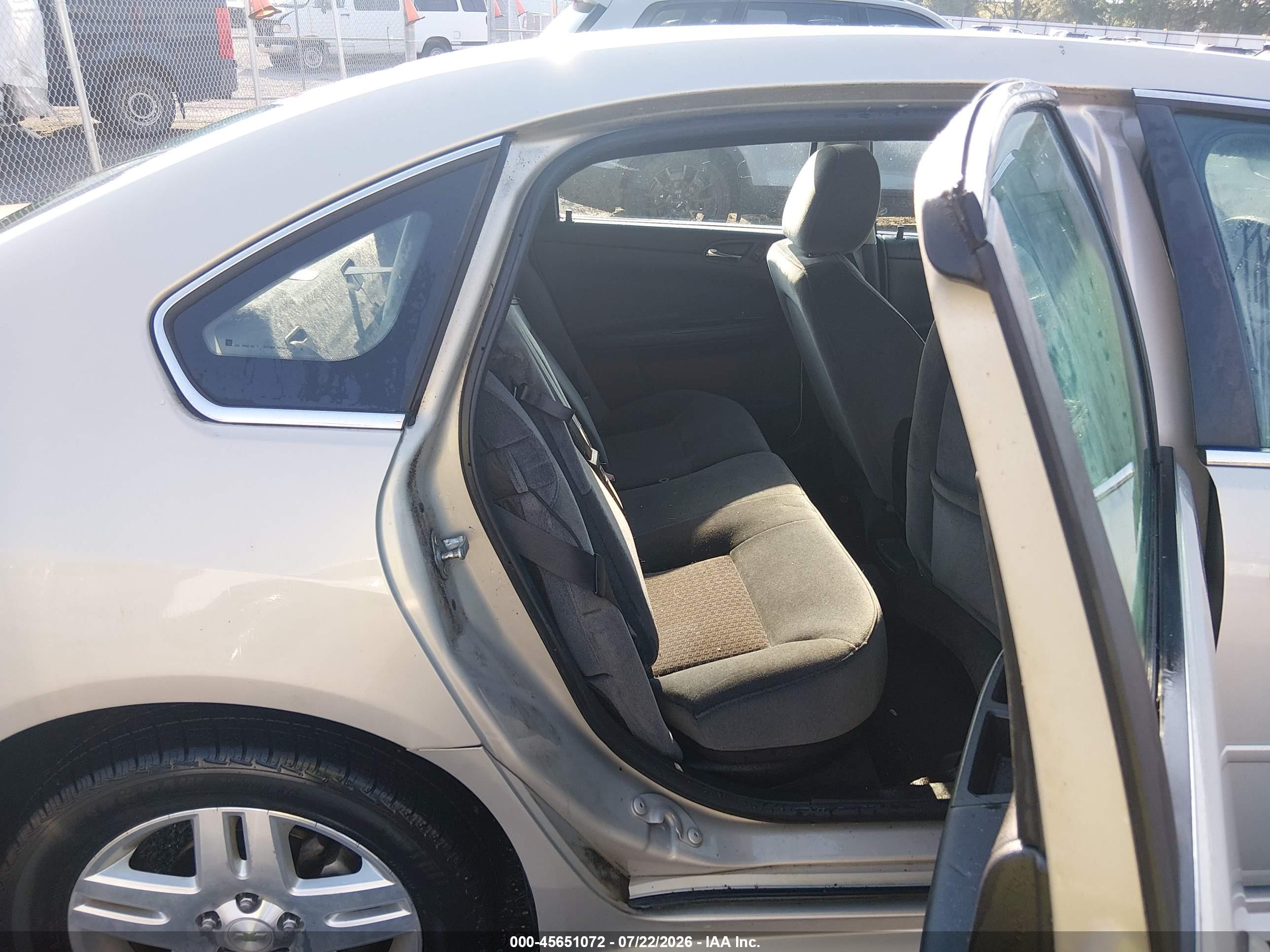 2012 Chevrolet Impala Lt Silver vin: 2G1WG5E36C1169690