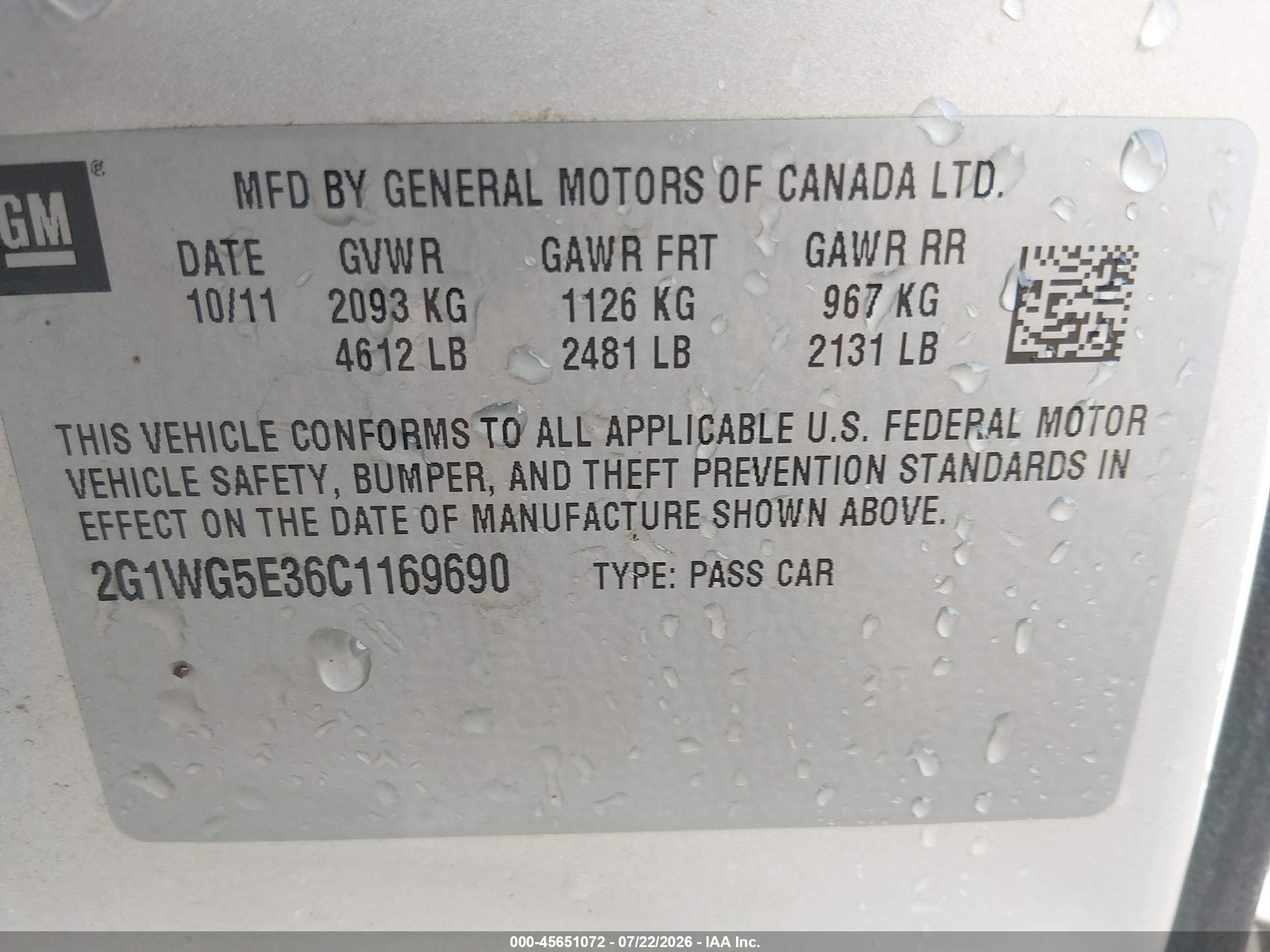 2012 Chevrolet Impala Lt Silver vin: 2G1WG5E36C1169690