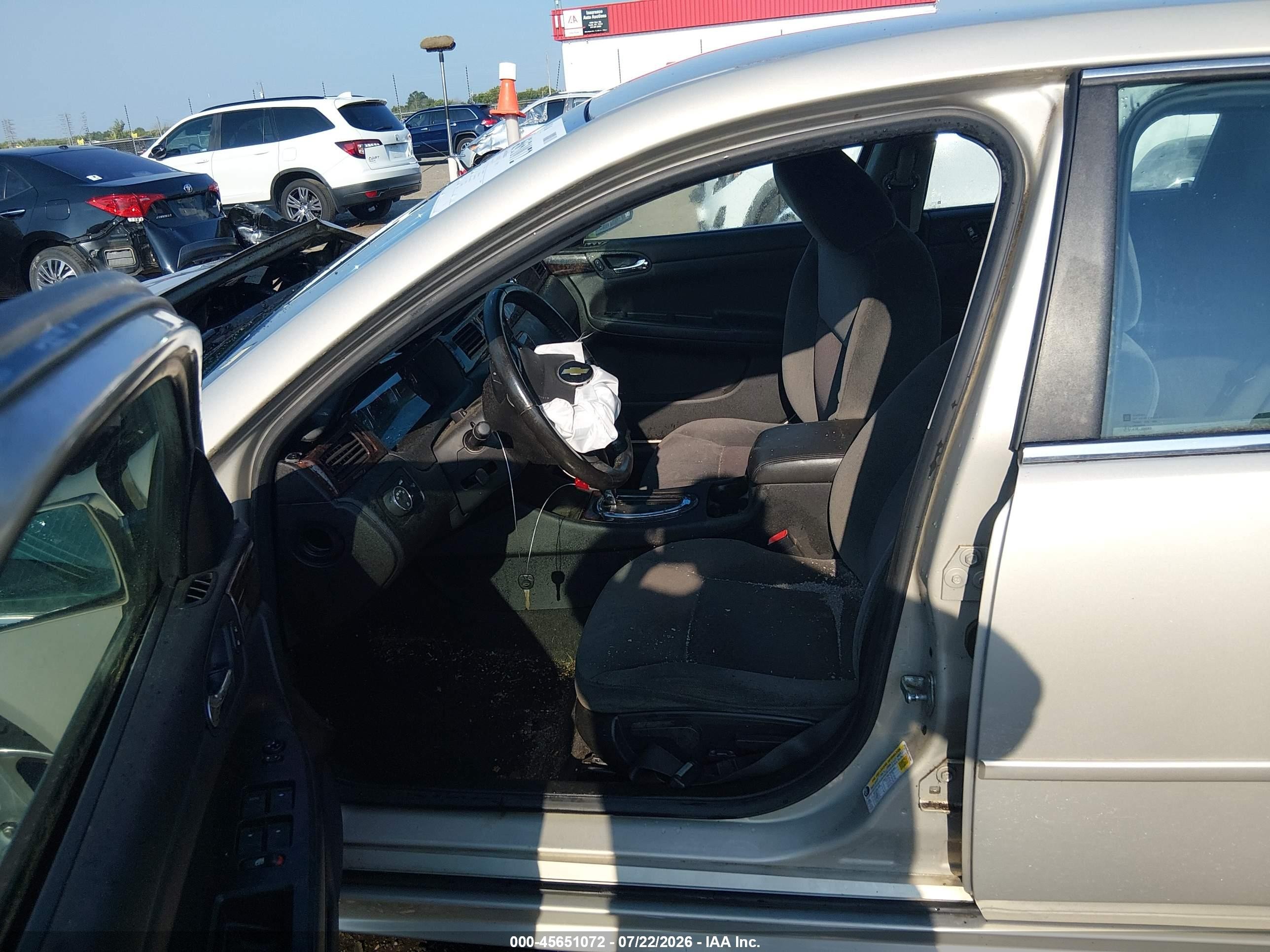 2012 Chevrolet Impala Lt Silver vin: 2G1WG5E36C1169690