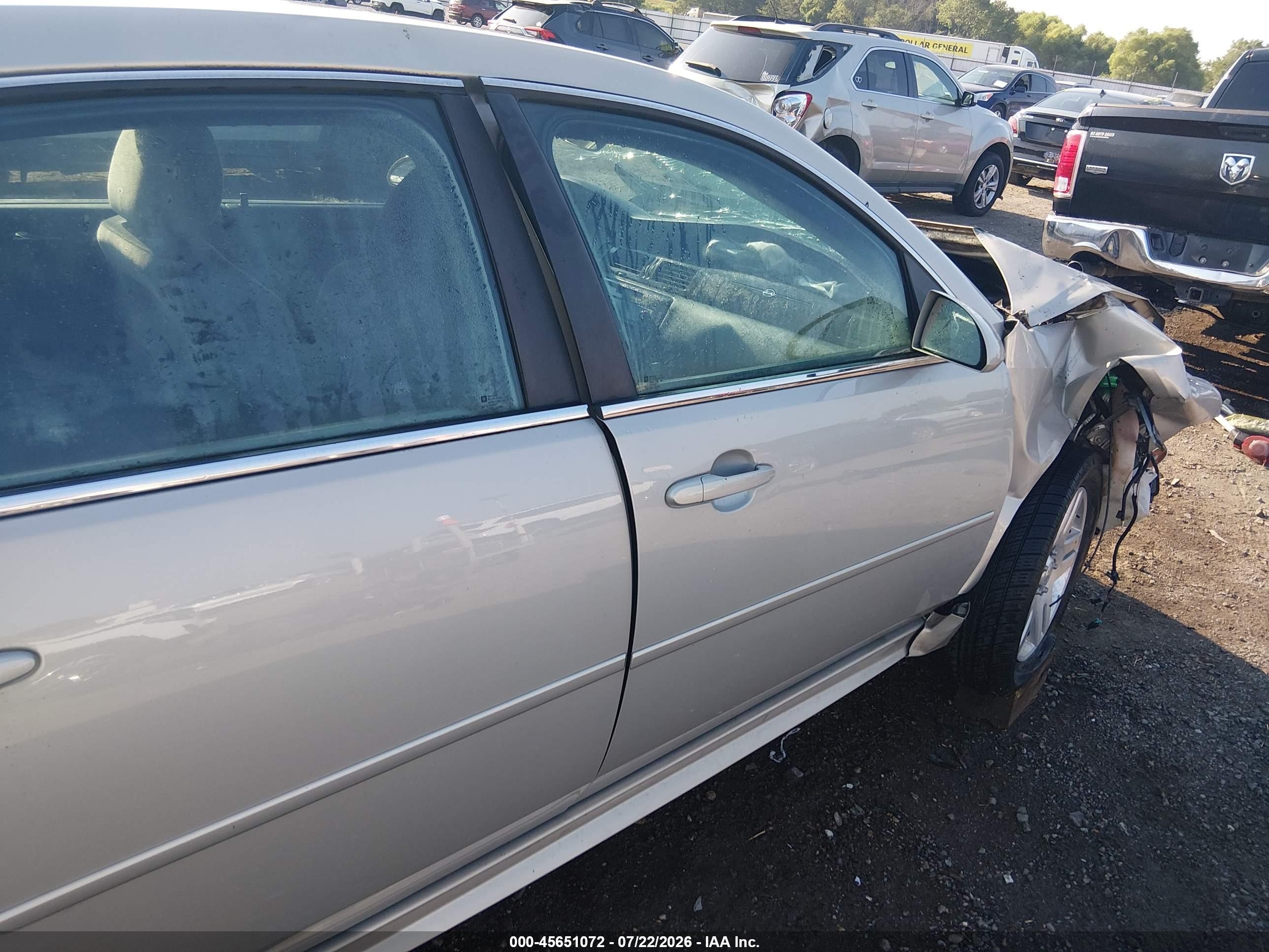 2012 Chevrolet Impala Lt Silver vin: 2G1WG5E36C1169690