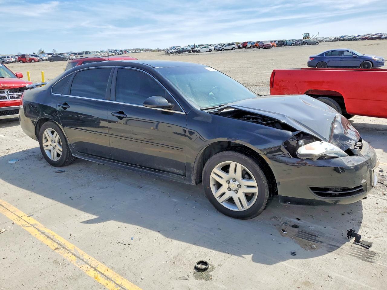 2012 Chevrolet Impala Lt Black vin: 2G1WG5E36C1255646
