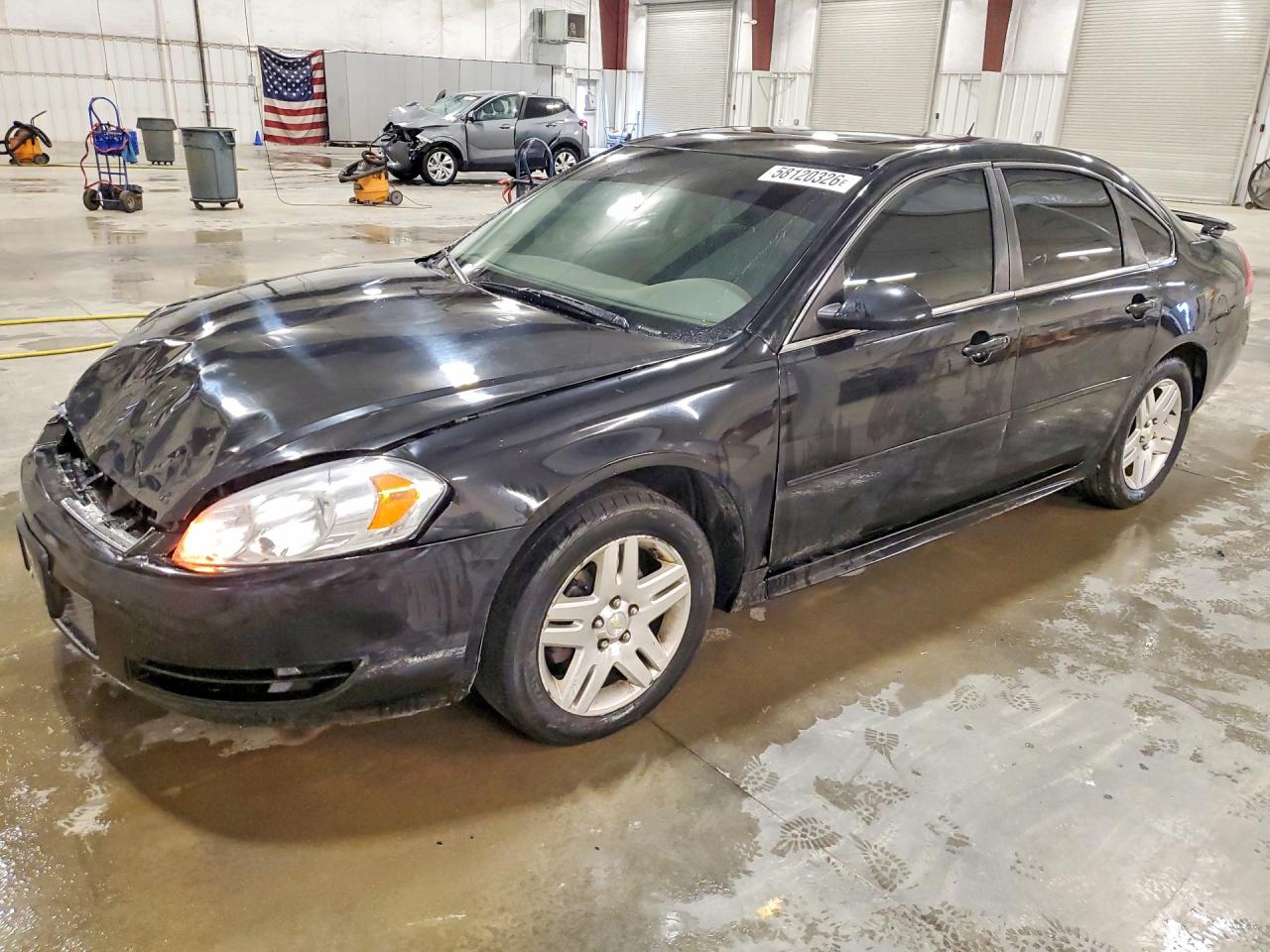 2012 Chevrolet Impala Lt Black vin: 2G1WG5E36C1261754
