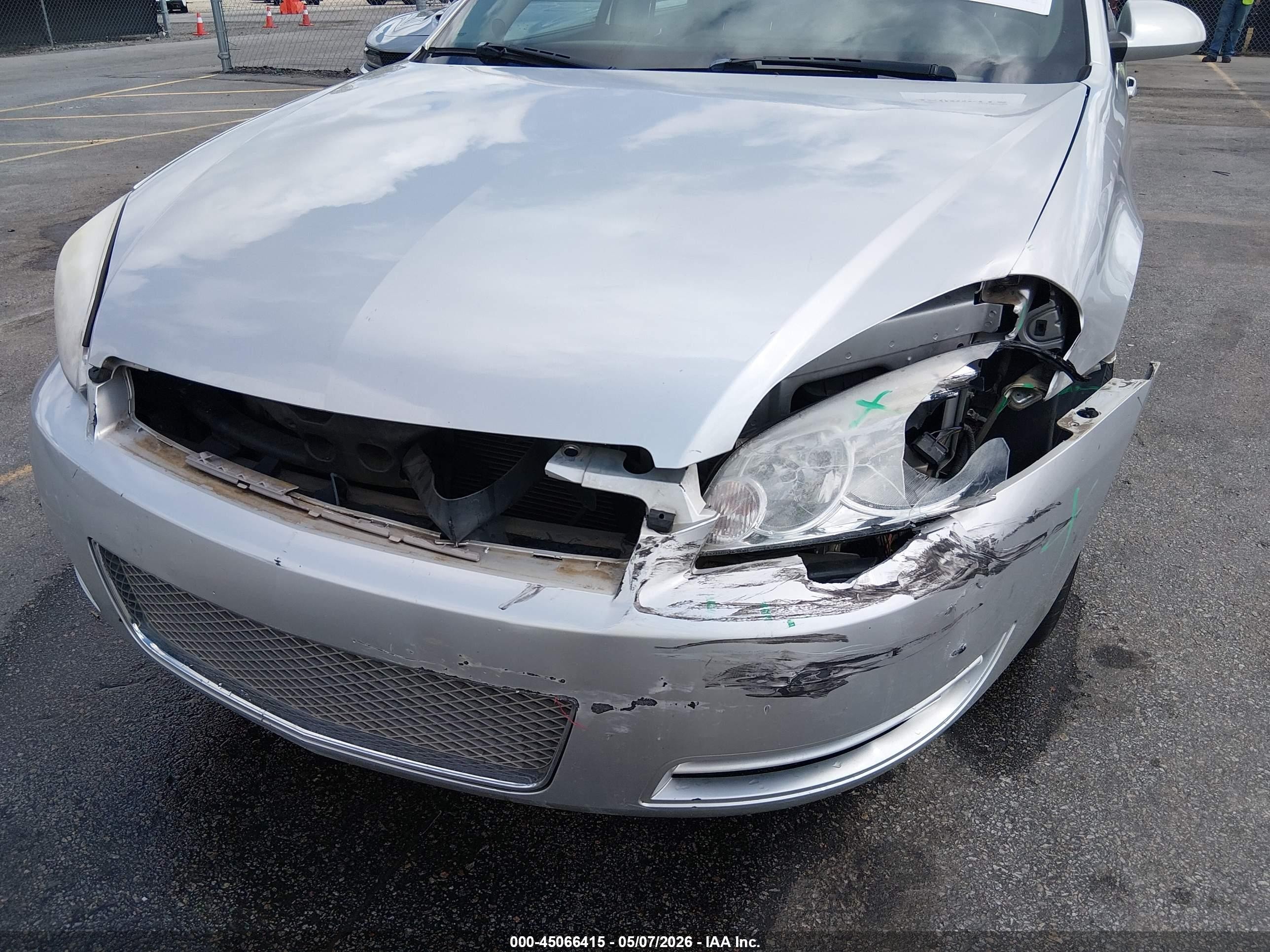 2012 Chevrolet Impala Lt Silver vin: 2G1WG5E36C1288775