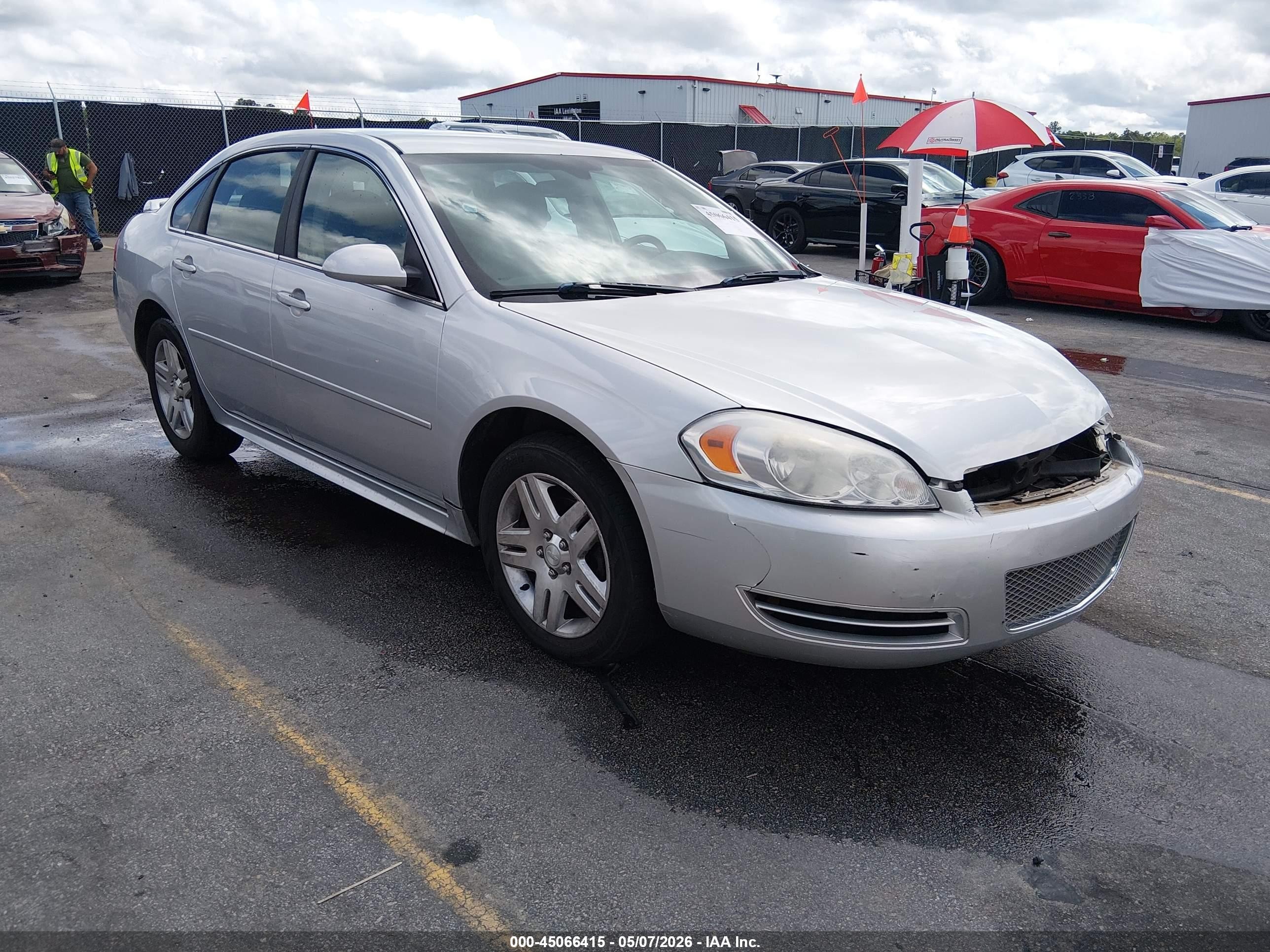 2012 Chevrolet Impala Lt Silver vin: 2G1WG5E36C1288775