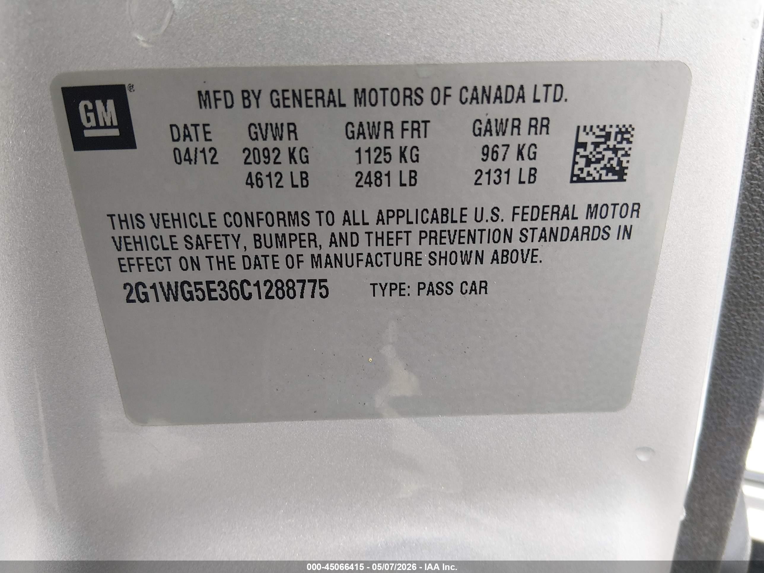 2012 Chevrolet Impala Lt Silver vin: 2G1WG5E36C1288775
