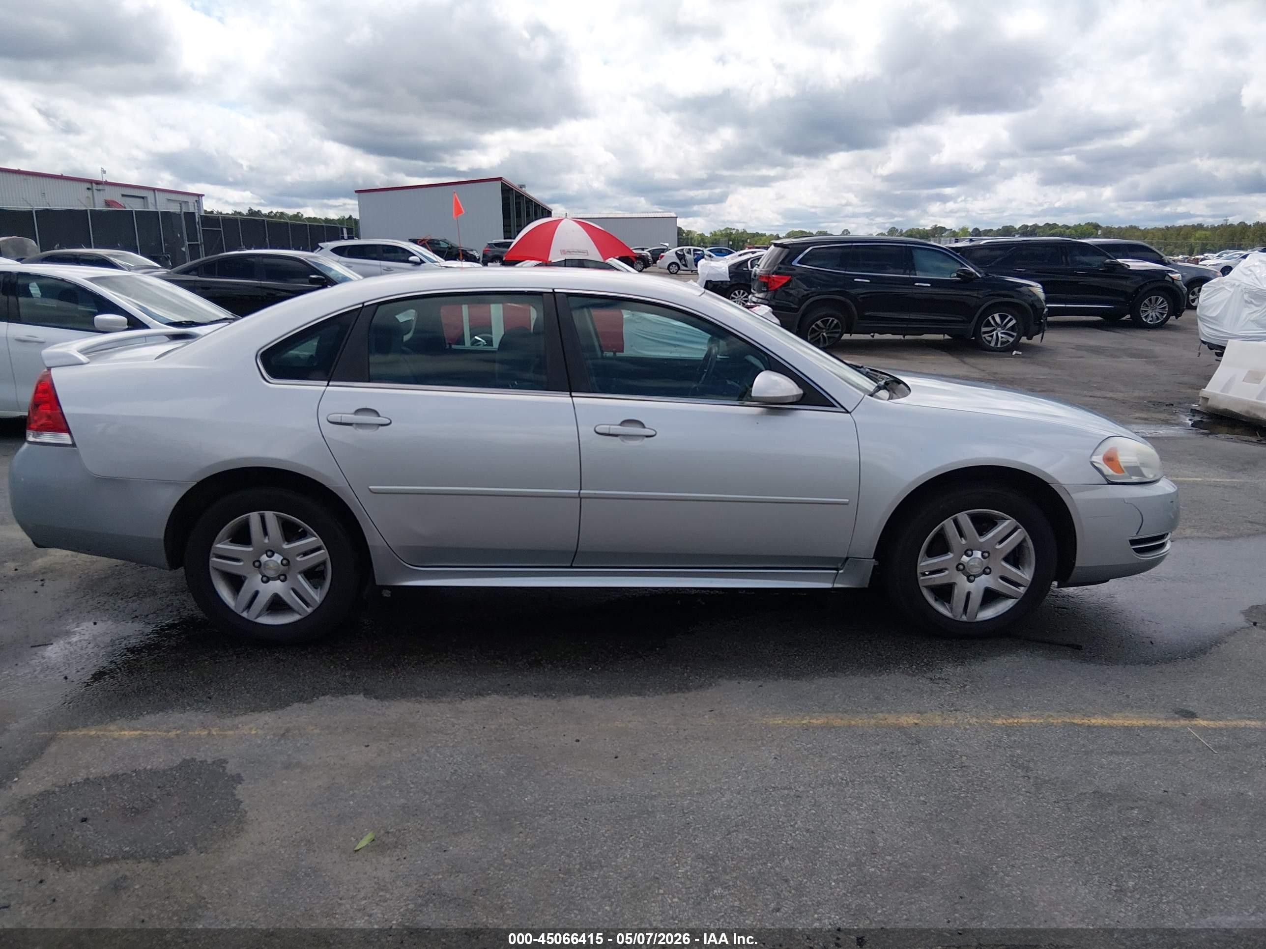 2012 Chevrolet Impala Lt Silver vin: 2G1WG5E36C1288775