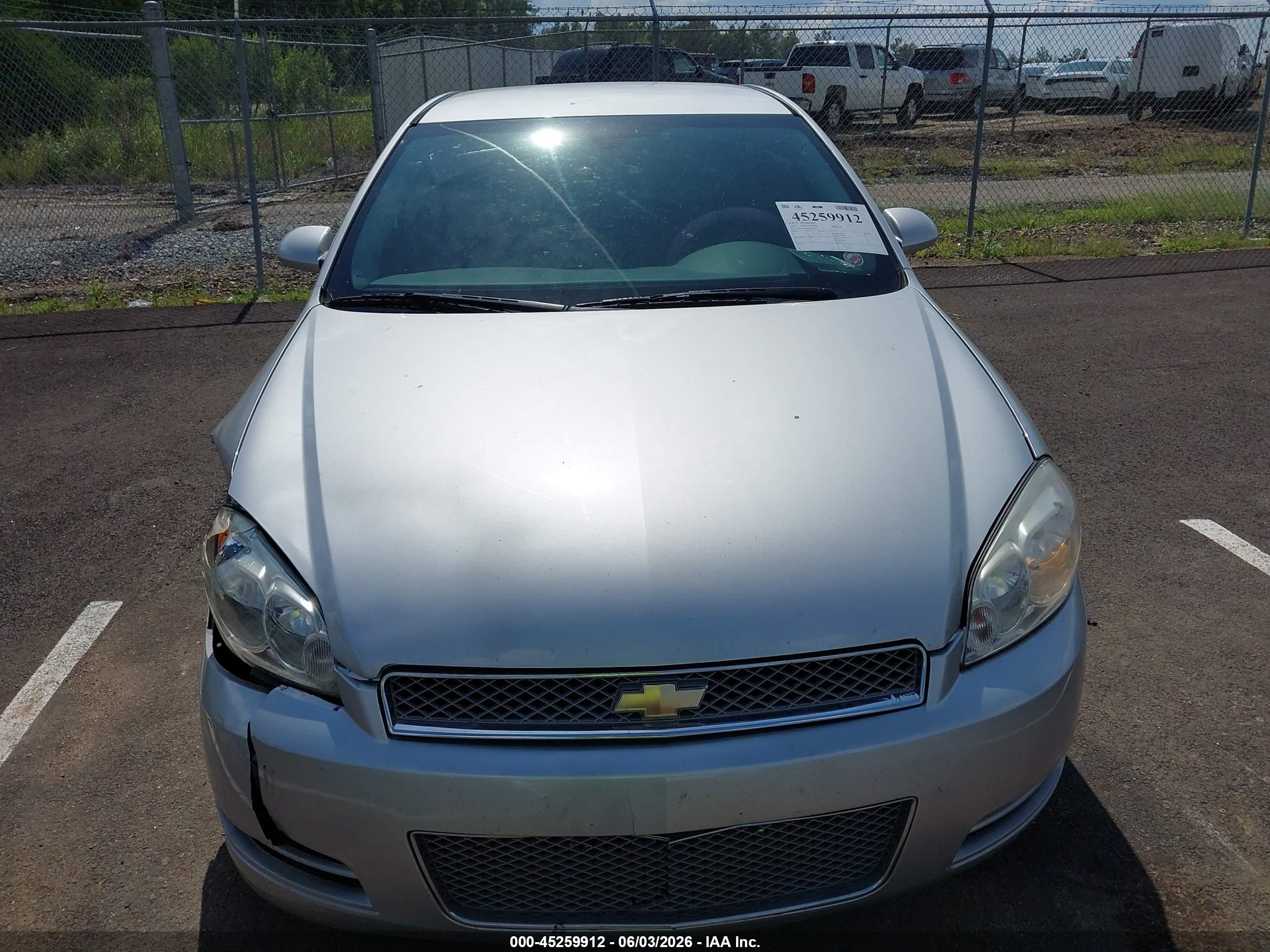 2012 Chevrolet Impala Lt Серебряный vin: 2G1WG5E36C1312296