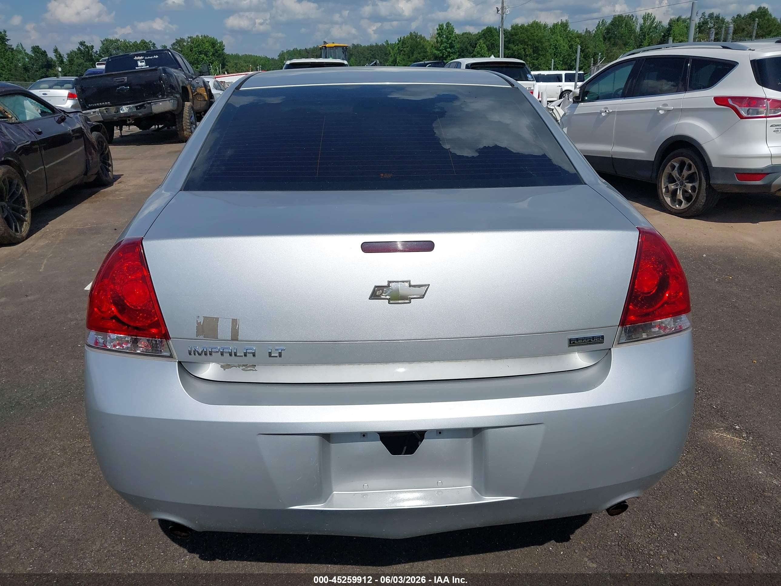 2012 Chevrolet Impala Lt Серебряный vin: 2G1WG5E36C1312296