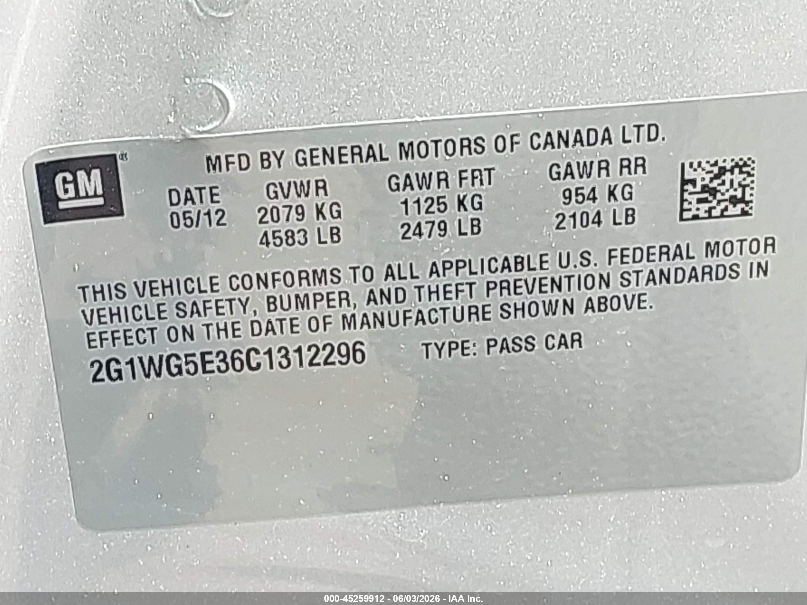 2012 Chevrolet Impala Lt Серебряный vin: 2G1WG5E36C1312296