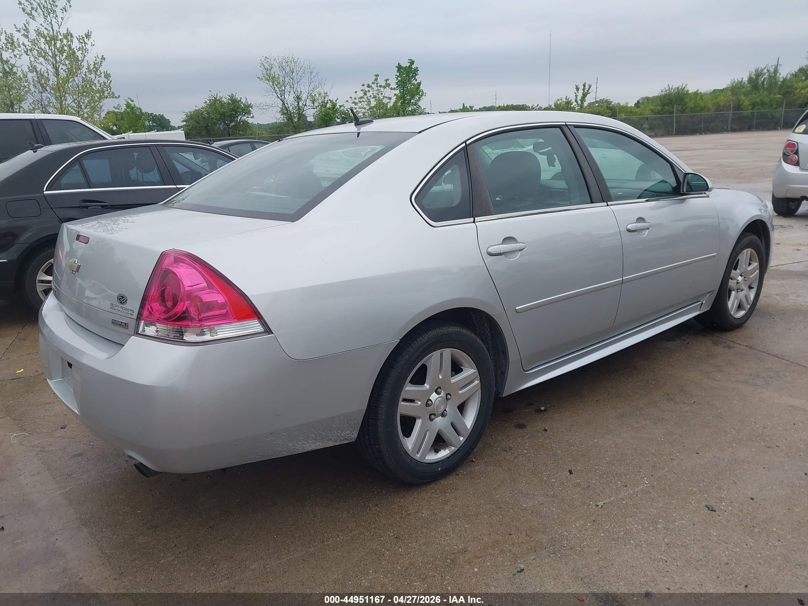 2012 Chevrolet Impala Lt Silver vin: 2G1WG5E36C1332158