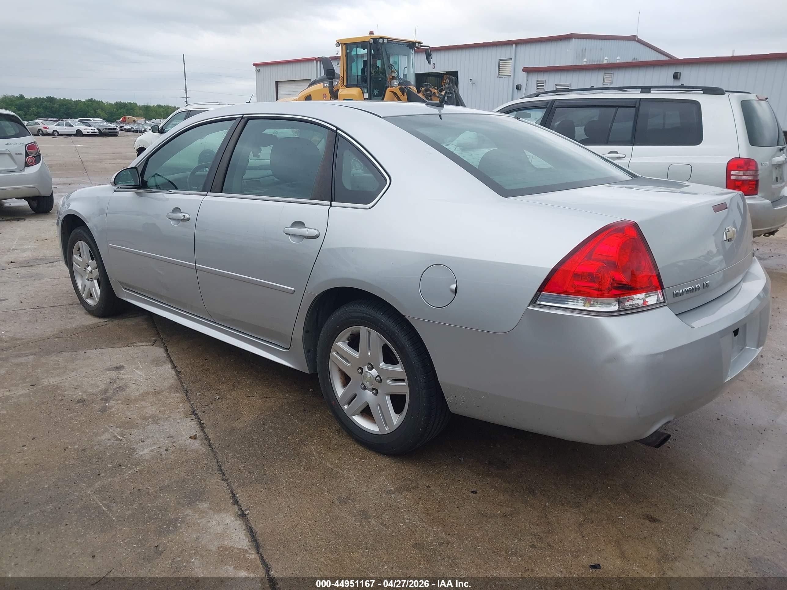 2012 Chevrolet Impala Lt Silver vin: 2G1WG5E36C1332158