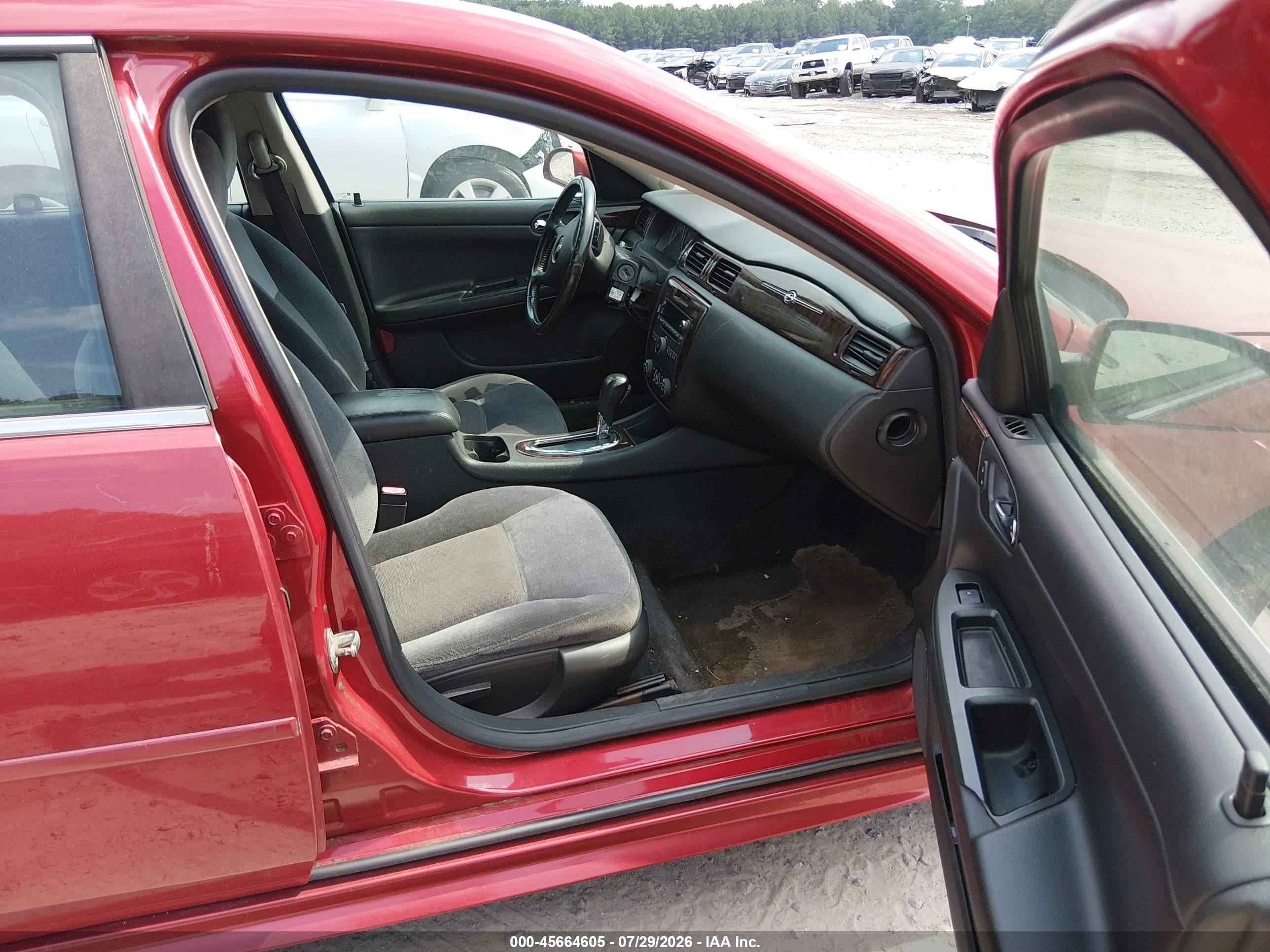 2013 Chevrolet Impala Lt Red vin: 2G1WG5E36D1106641