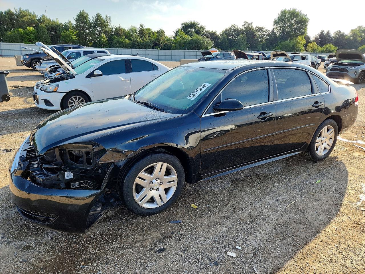 2013 Chevrolet Impala Lt Black vin: 2G1WG5E36D1128316