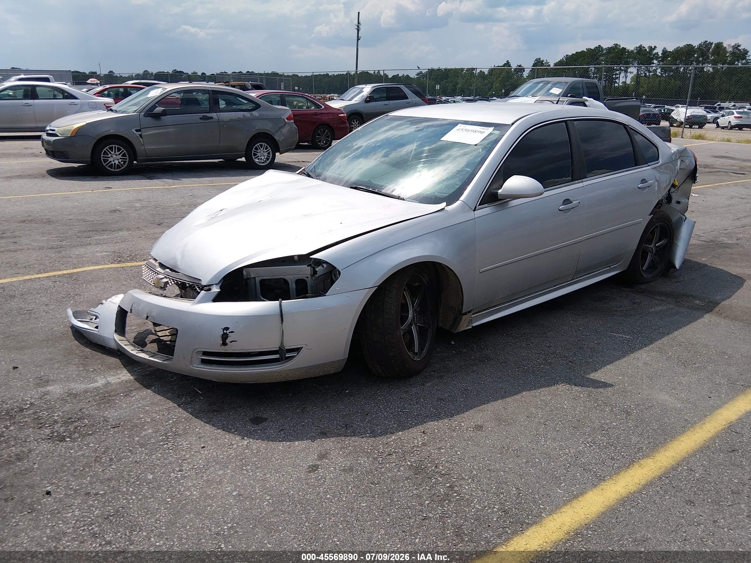 2013 Chevrolet Impala Lt Silver vin: 2G1WG5E36D1131166