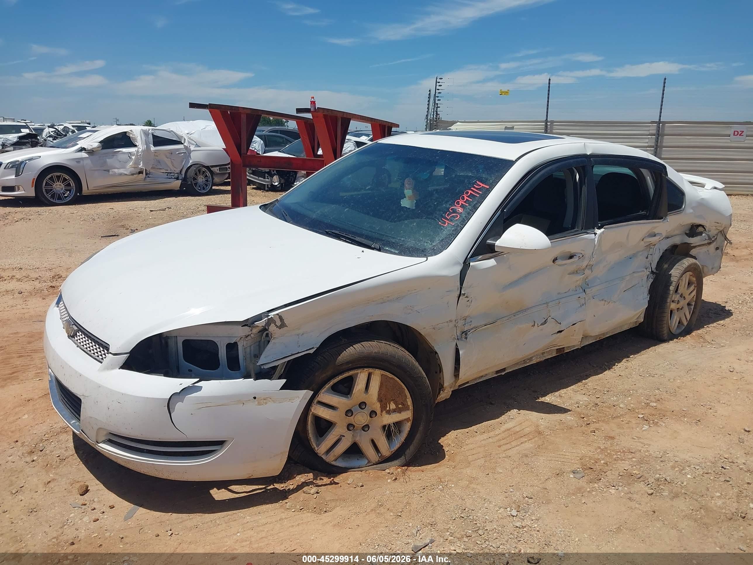 2013 Chevrolet Impala Lt White vin: 2G1WG5E36D1156942
