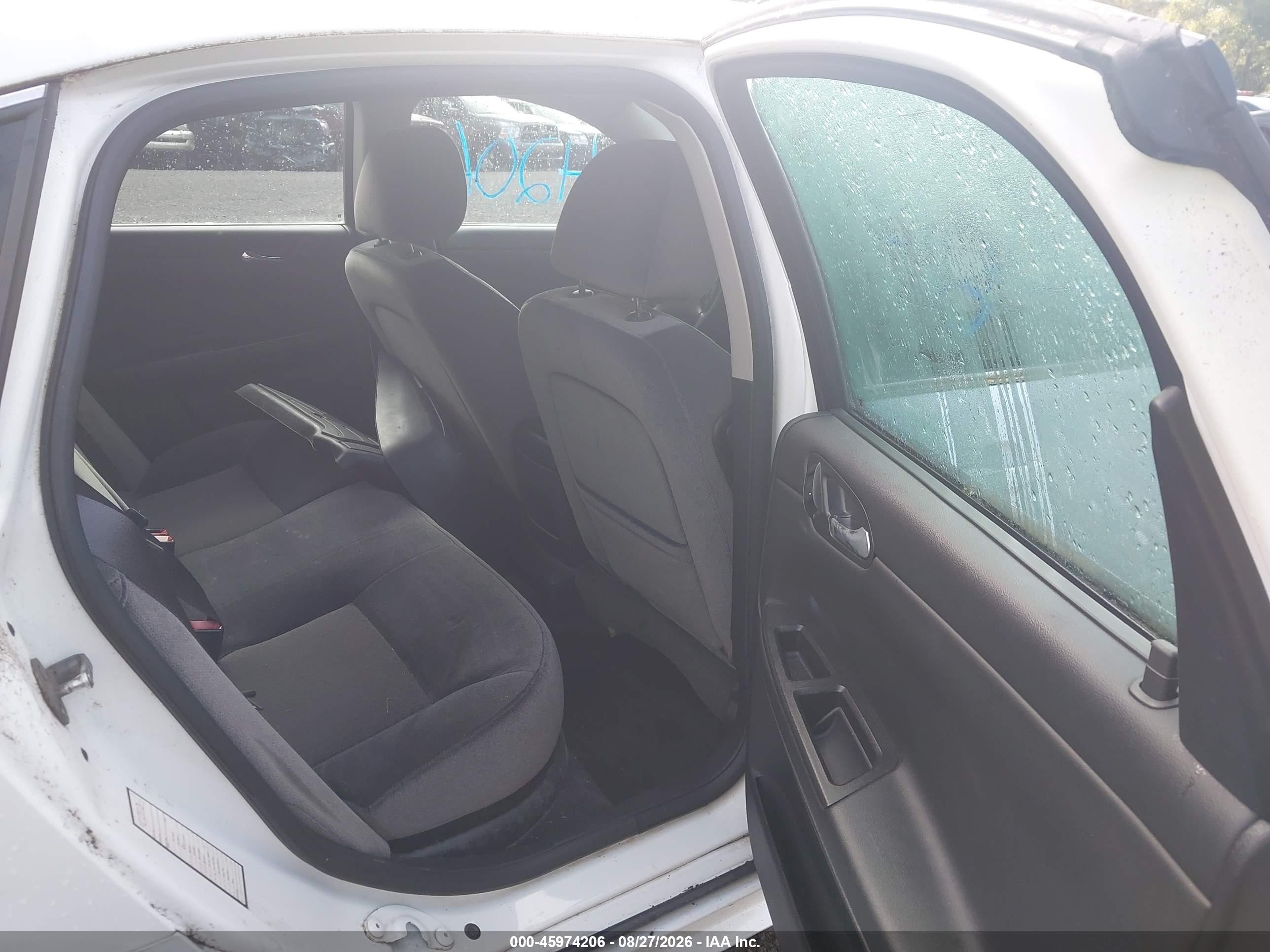 2013 Chevrolet Impala Lt White vin: 2G1WG5E36D1174681