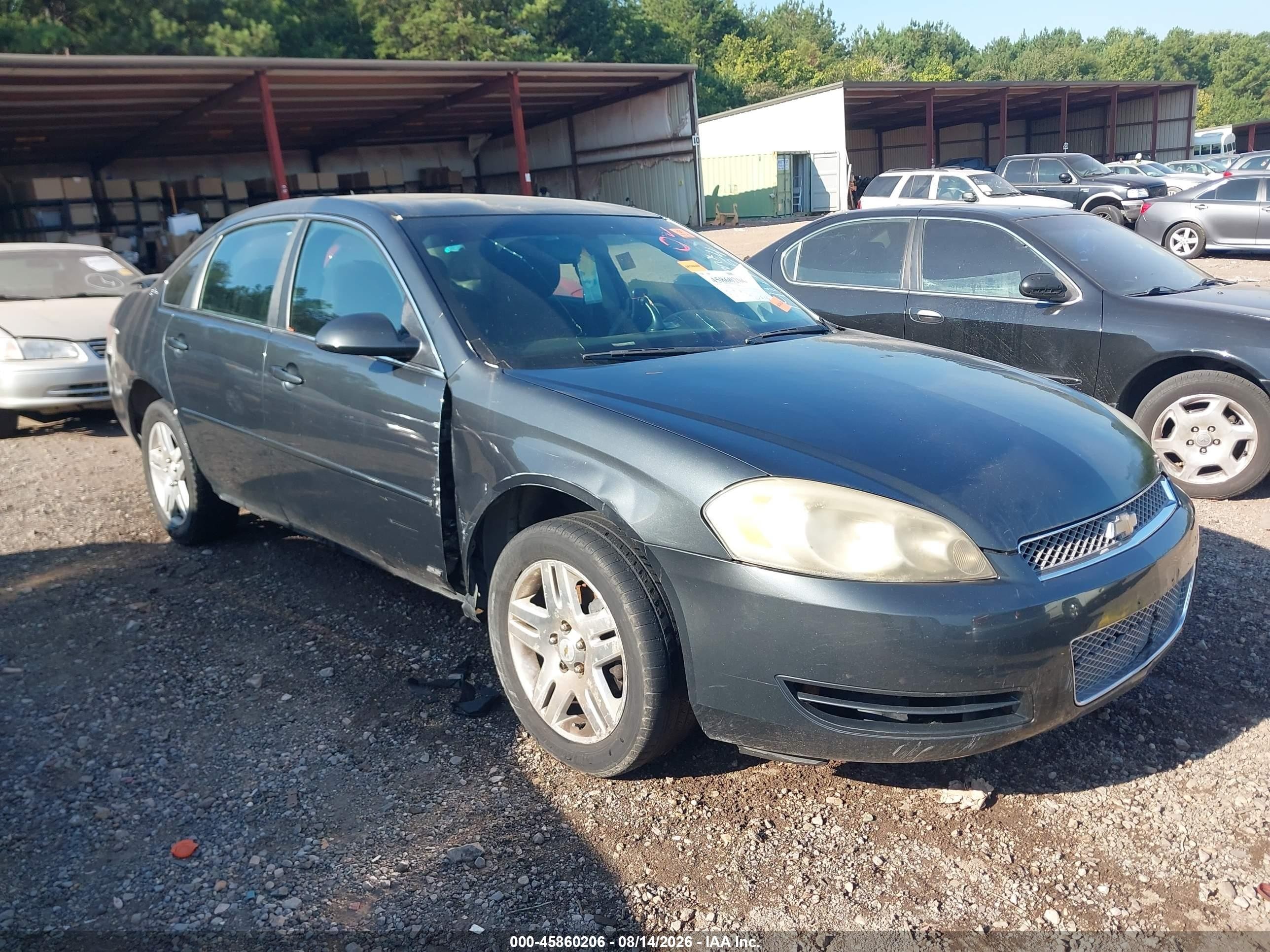2013 Chevrolet Impala Lt Gray vin: 2G1WG5E36D1198754