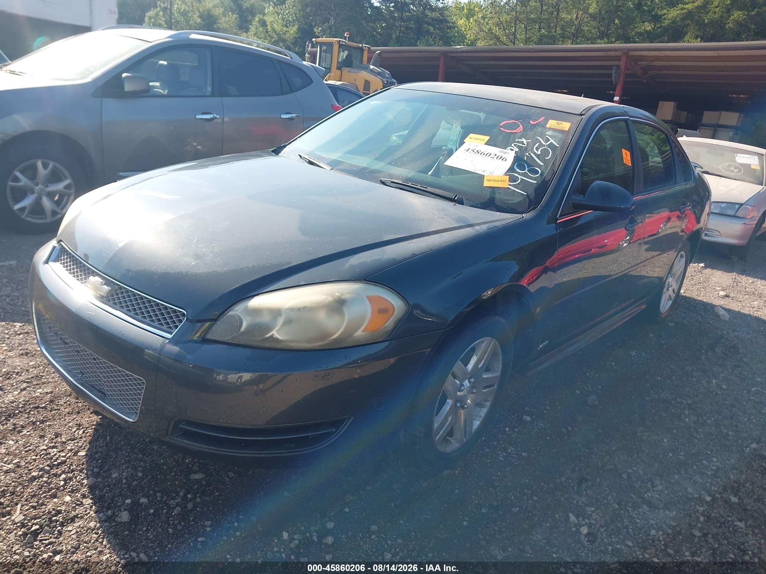 2013 Chevrolet Impala Lt Серый vin: 2G1WG5E36D1198754