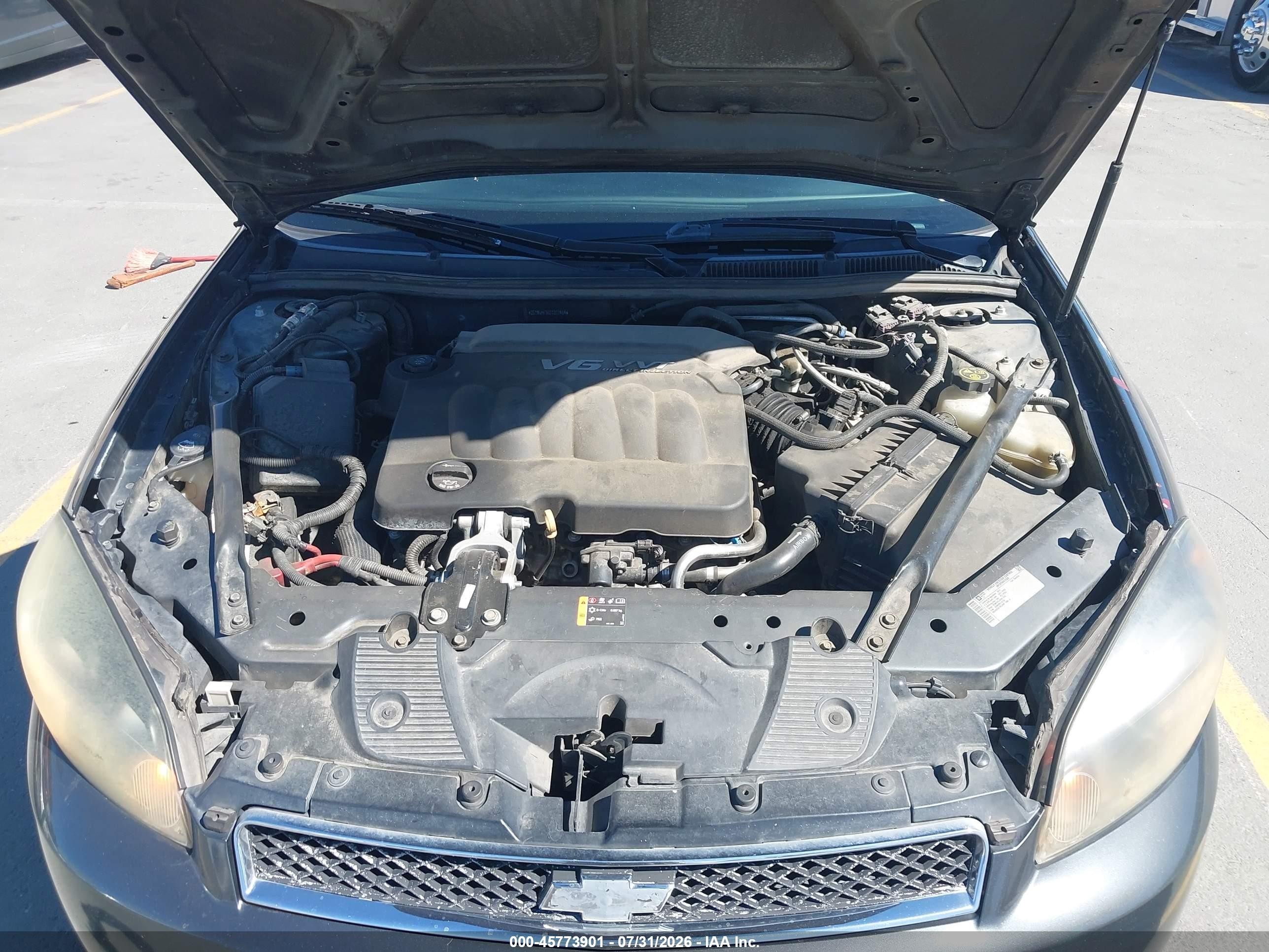 2013 Chevrolet Impala Lt Black vin: 2G1WG5E36D1207484