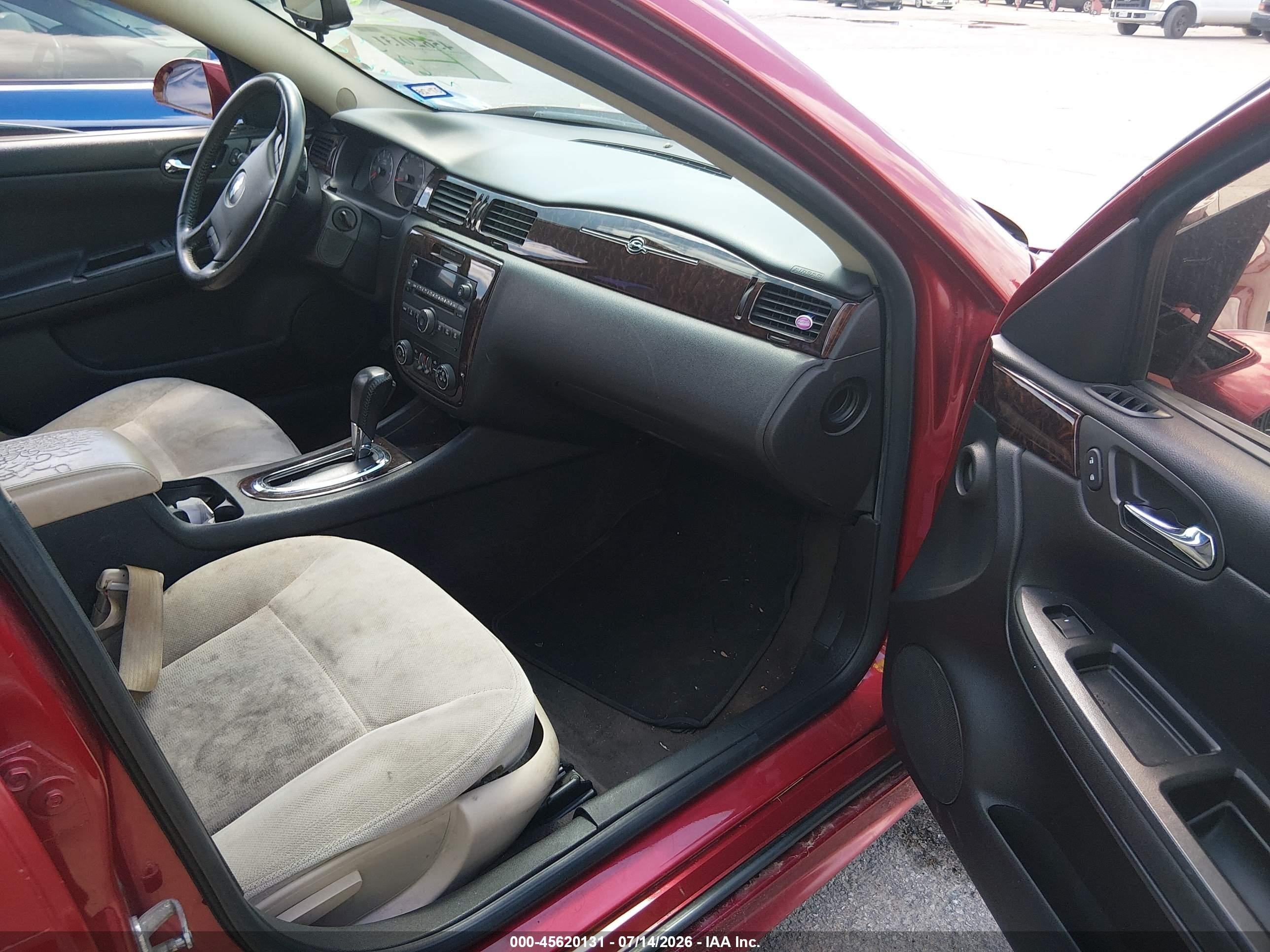 2013 Chevrolet Impala Lt Burgundy vin: 2G1WG5E36D1258175