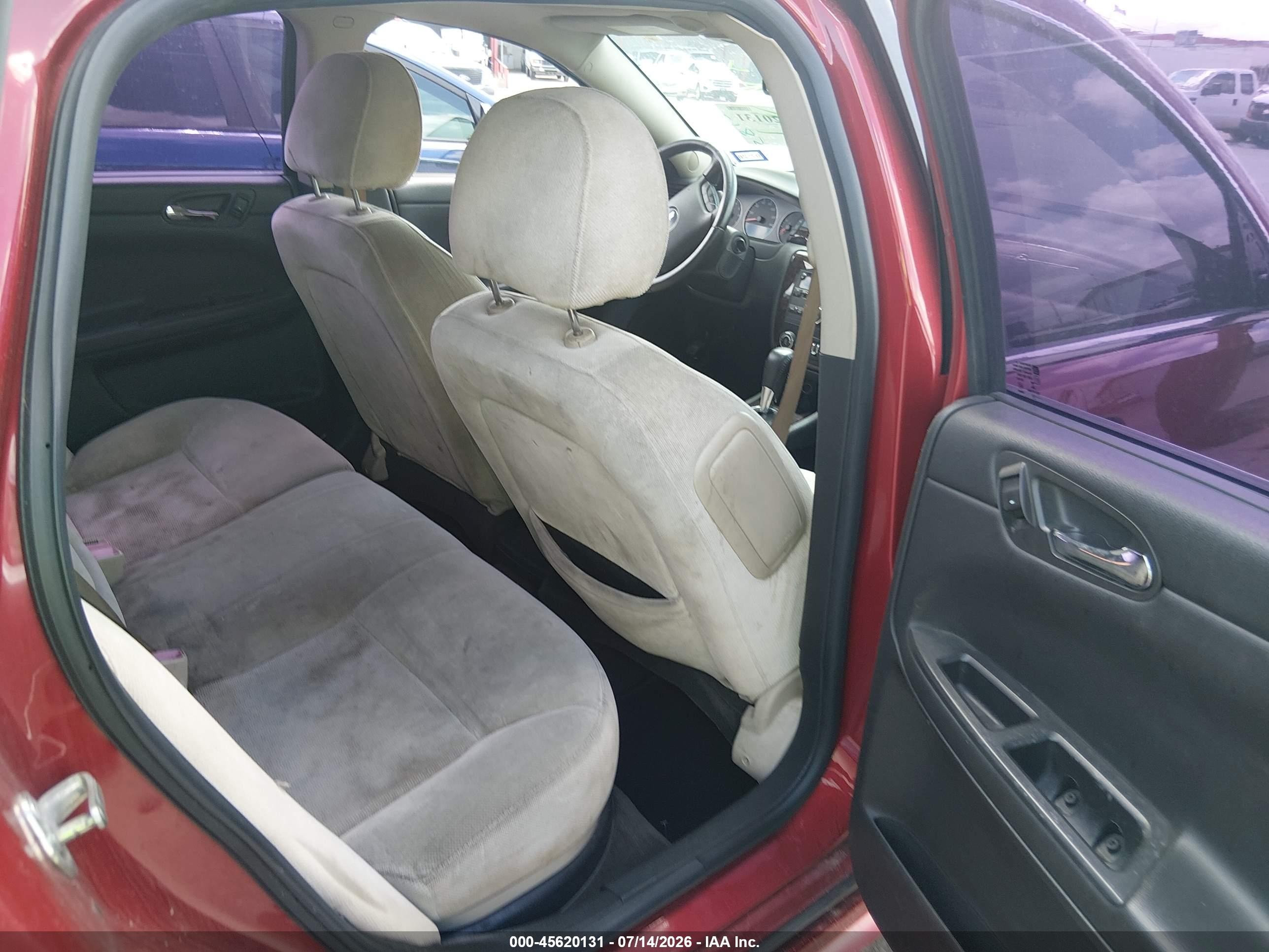 2013 Chevrolet Impala Lt Burgundy vin: 2G1WG5E36D1258175