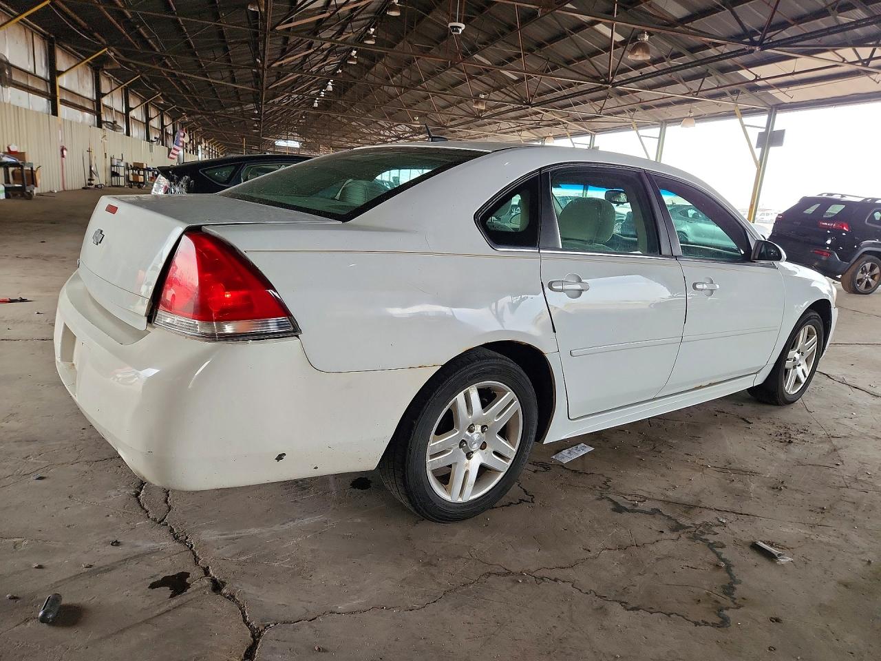 2013 Chevrolet Impala Lt White vin: 2G1WG5E36D1258953