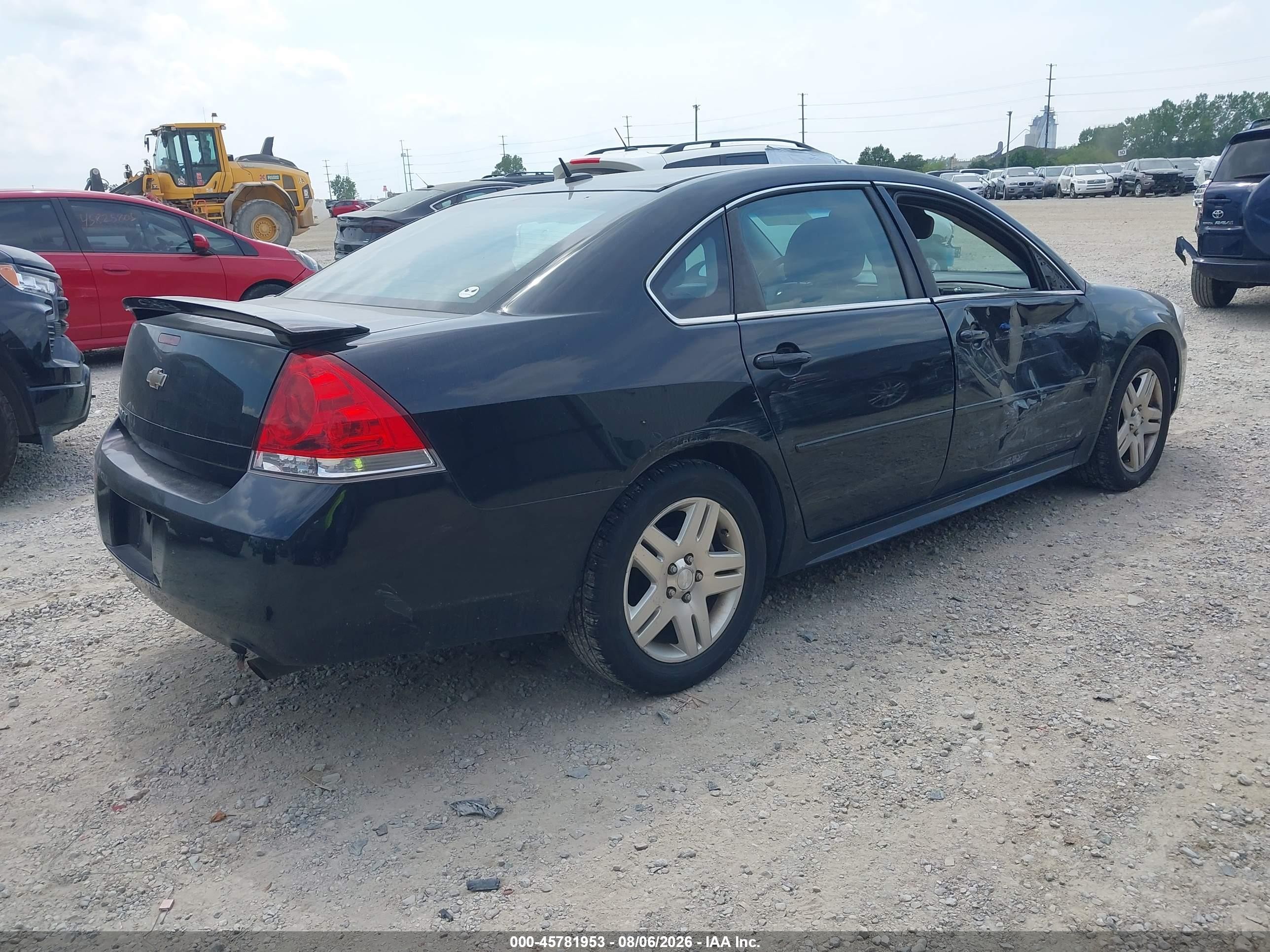 2012 Chevrolet Impala Lt Black vin: 2G1WG5E37C1233509